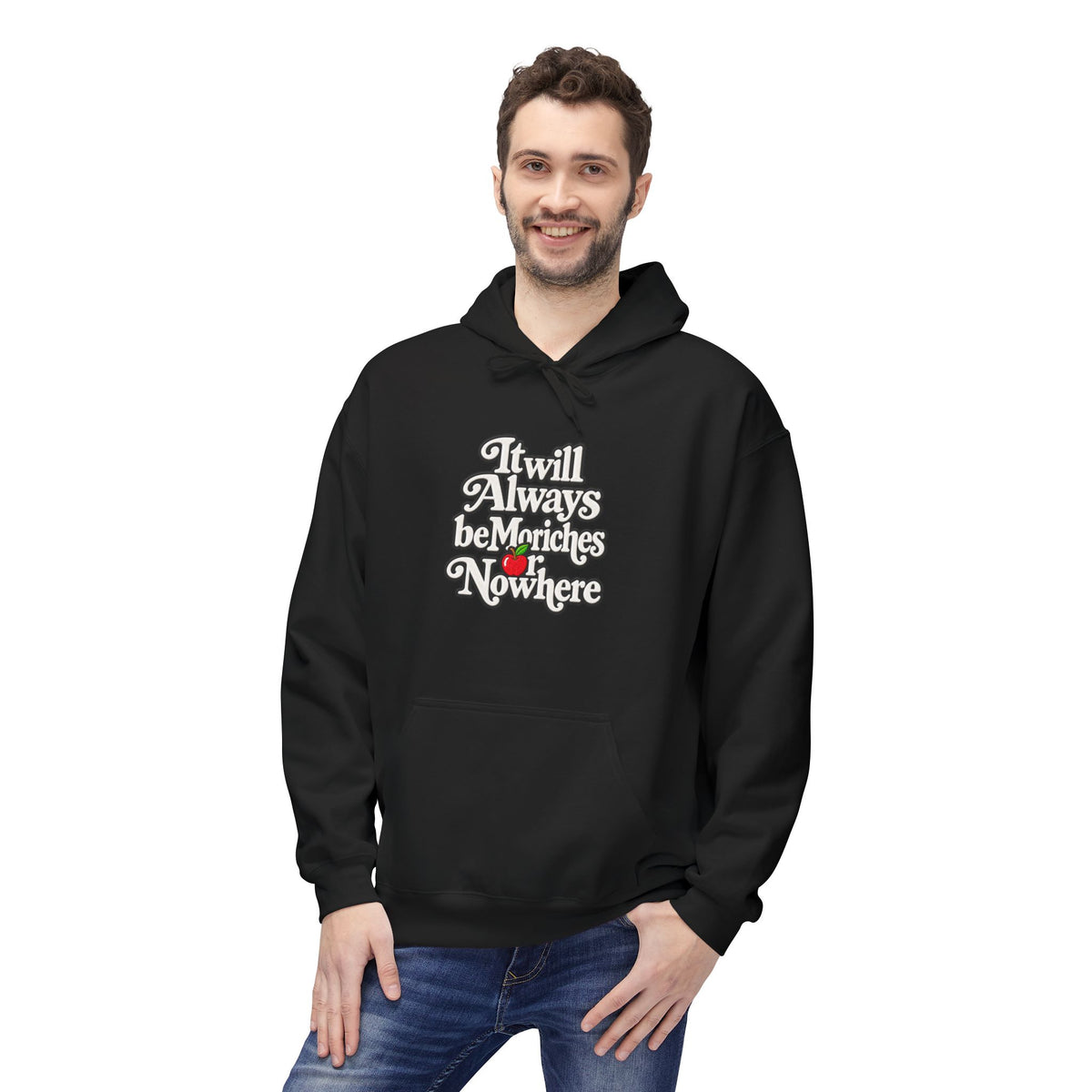 "MES or Nowhere" w/ apple- Moriches Hoodie