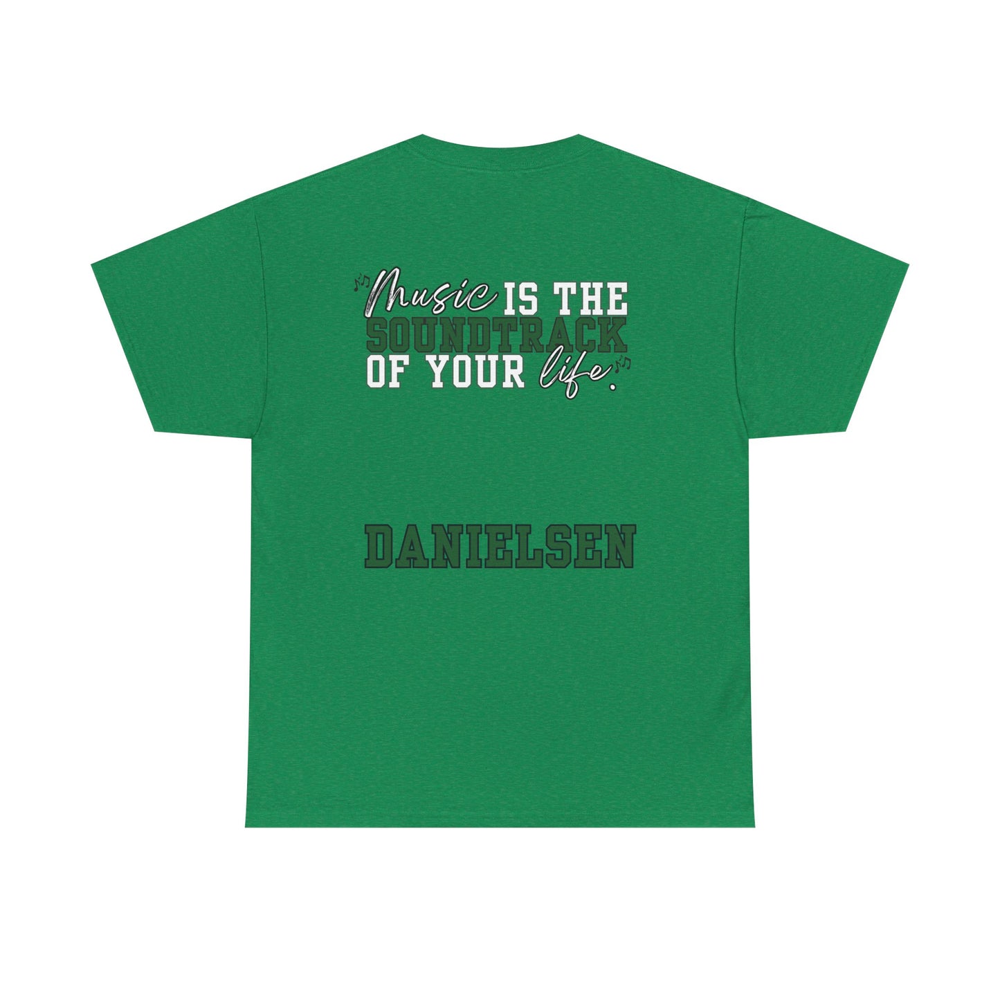Danielsen- Floyd Music Heavy Cotton Tee - "Music is the Soundtrack of Your Life" Unisex T-Shirt- Personalized