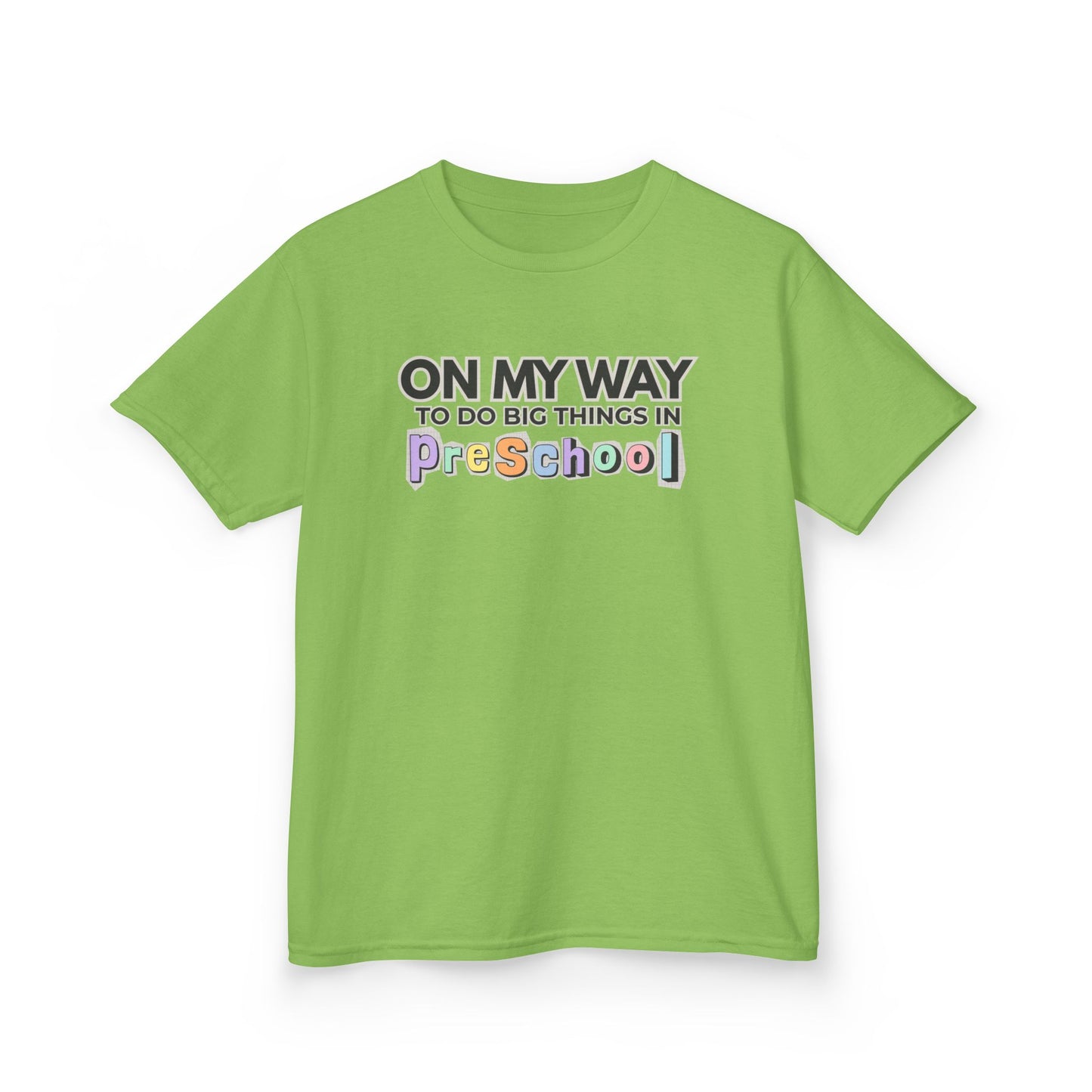 Big Things in PreSchool- Kids Back to School Shirt