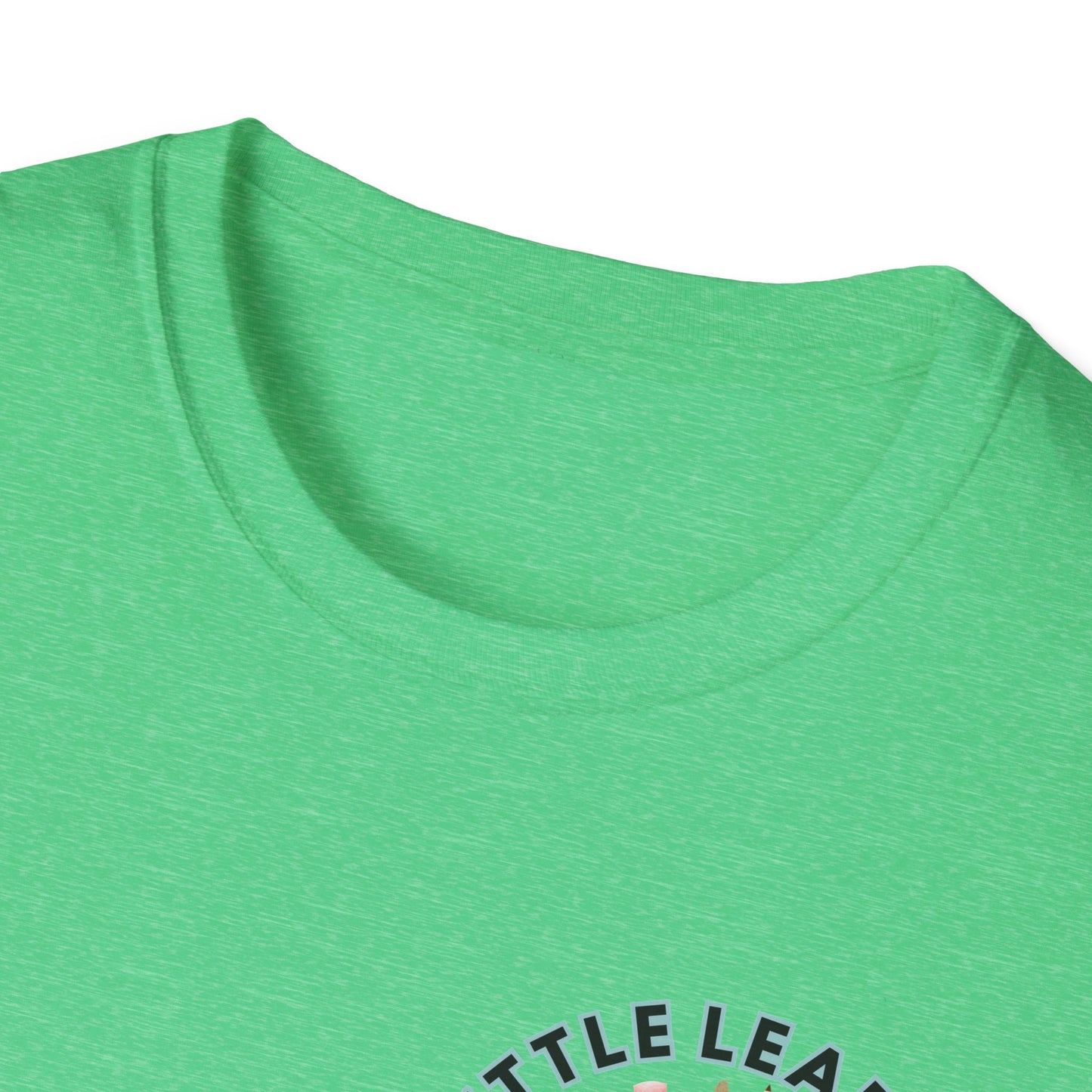 Little Leaders Teacher w/ Backpack Design Unisex Softstyle T-Shirt