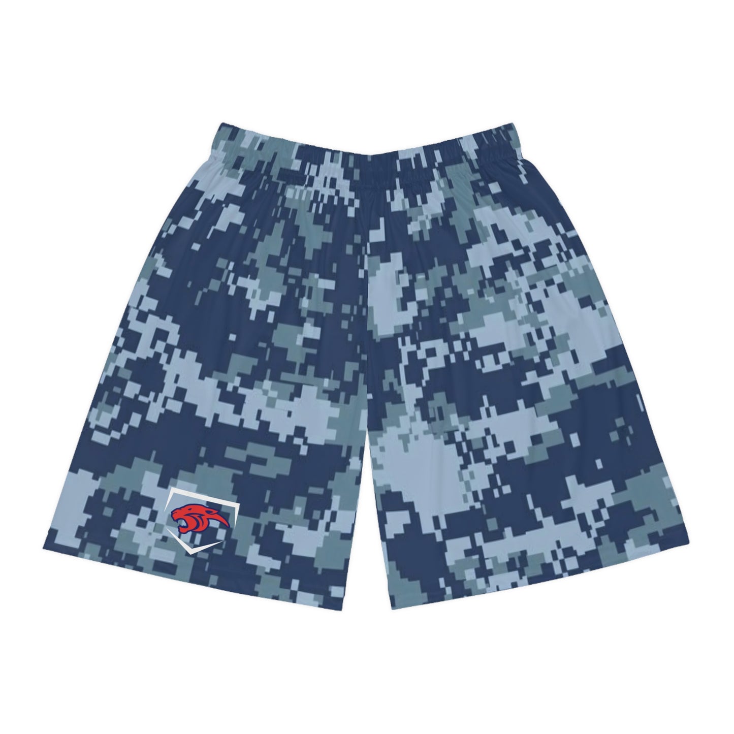 MP Baseball Digital Navy Camo Shorts —  Athletic Shorts- Diamond Club