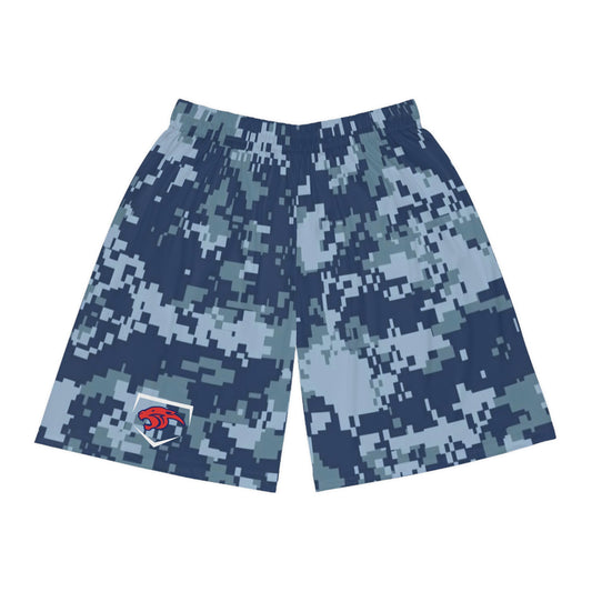 MP Baseball Digital Navy Camo Shorts —  Athletic Shorts- Diamond Club