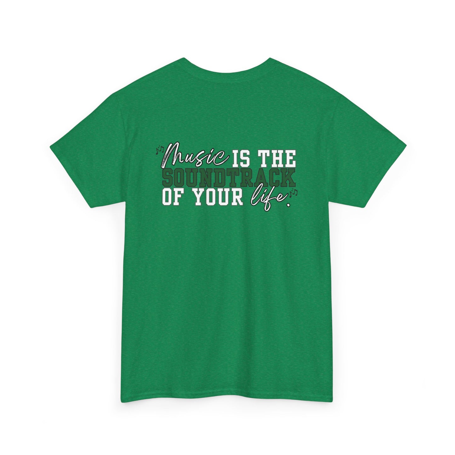 Floyd Music Heavy Cotton Tee - "Music is the Soundtrack of Your Life" Unisex T-Shirt- Floyd Strong