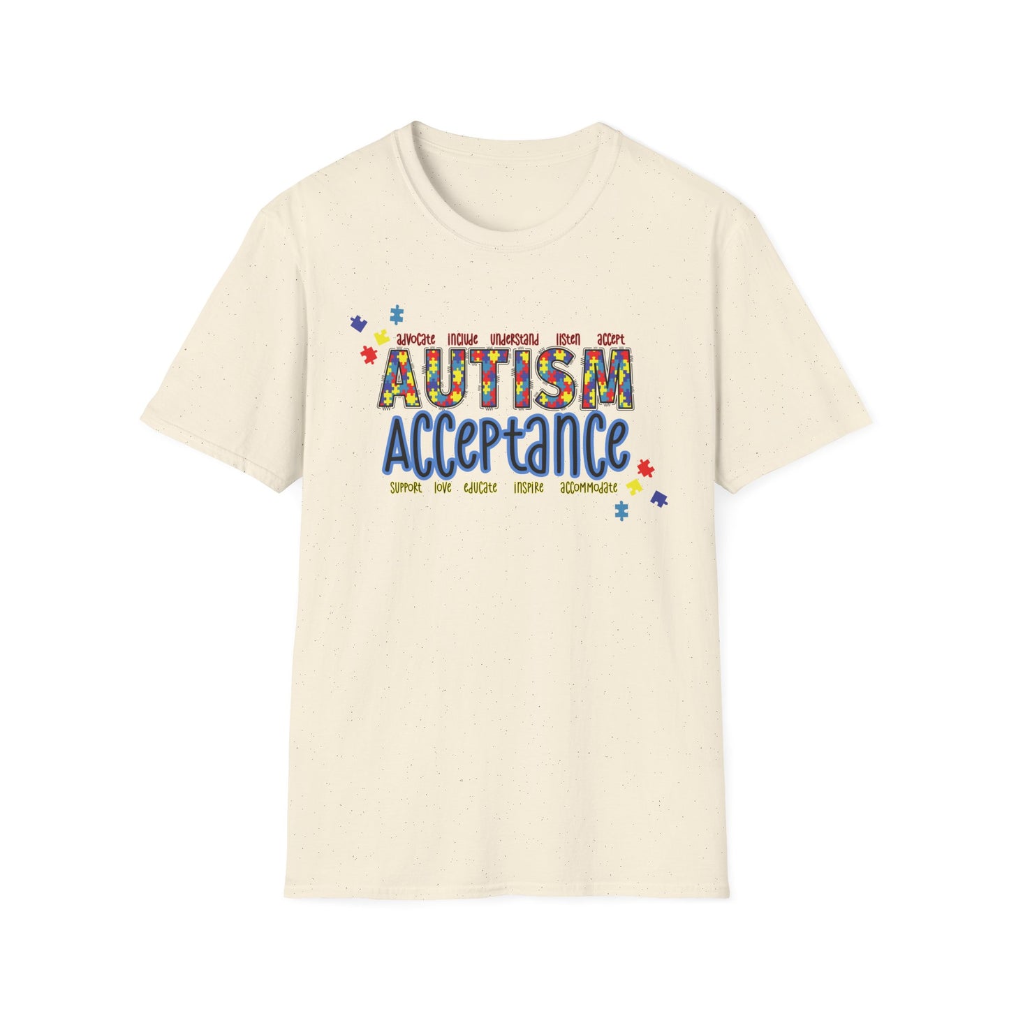 Autism Acceptance Puzzle Piece Sweatshirt — Awareness Collection