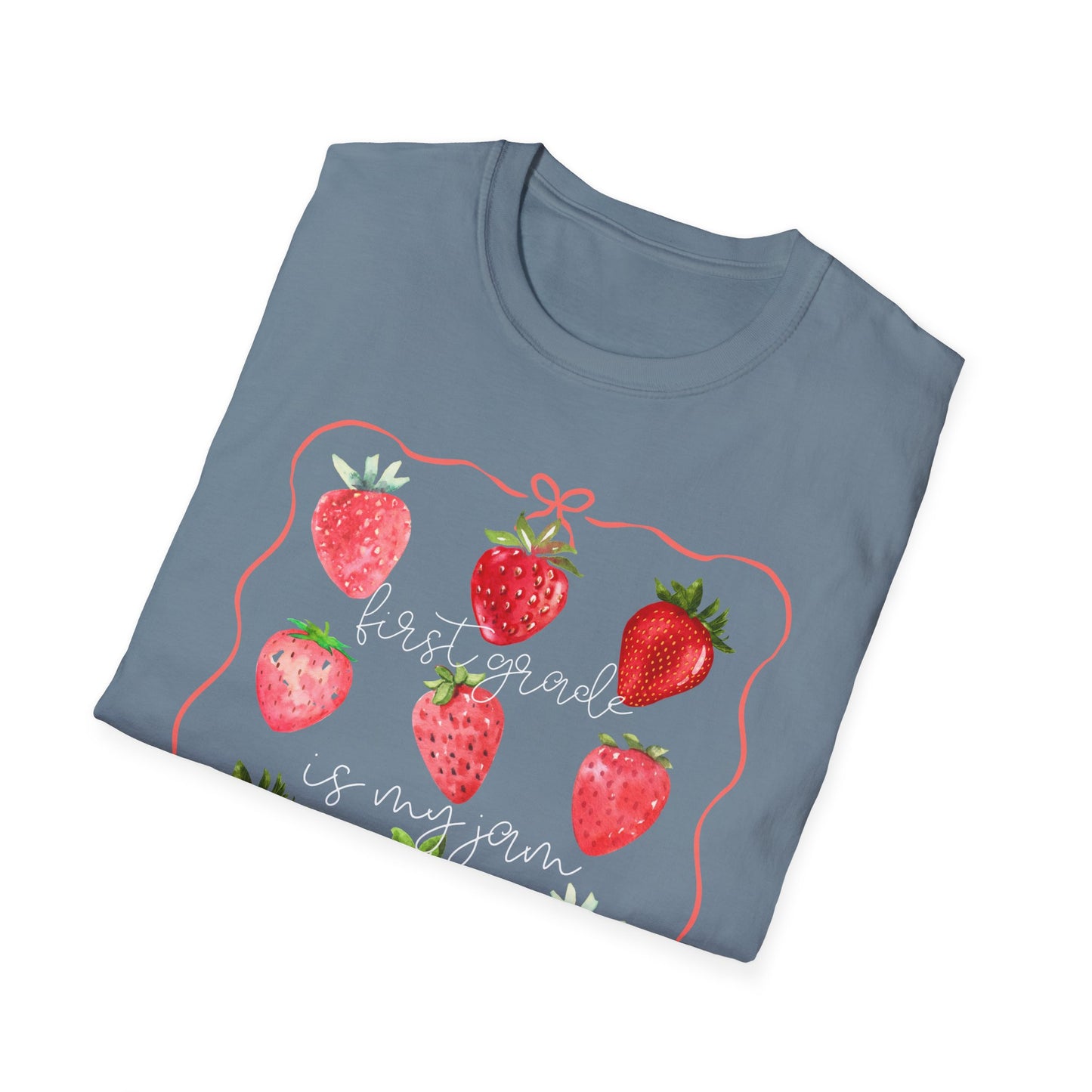 1st Grade is my Jam- Unisex Softstyle T-Shirt- Back to School