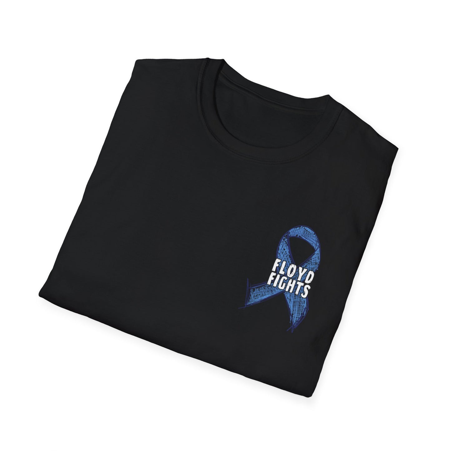 FLOYD FIGHTS Ribbon Diabetes Awareness T-Shirt | Softstyle Tee