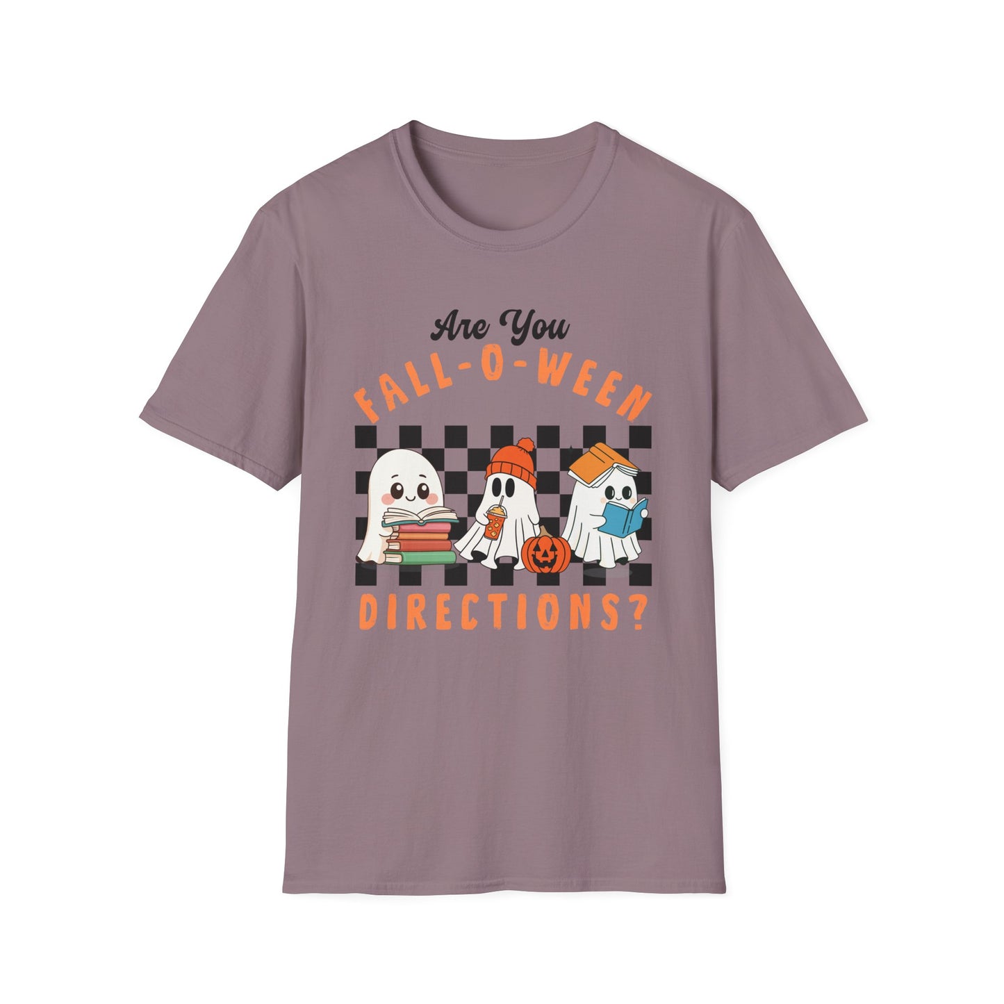 Whimsical Fall-O-Ween Teacher T-Shirt - Holiday- Softstyle Unisex Tee