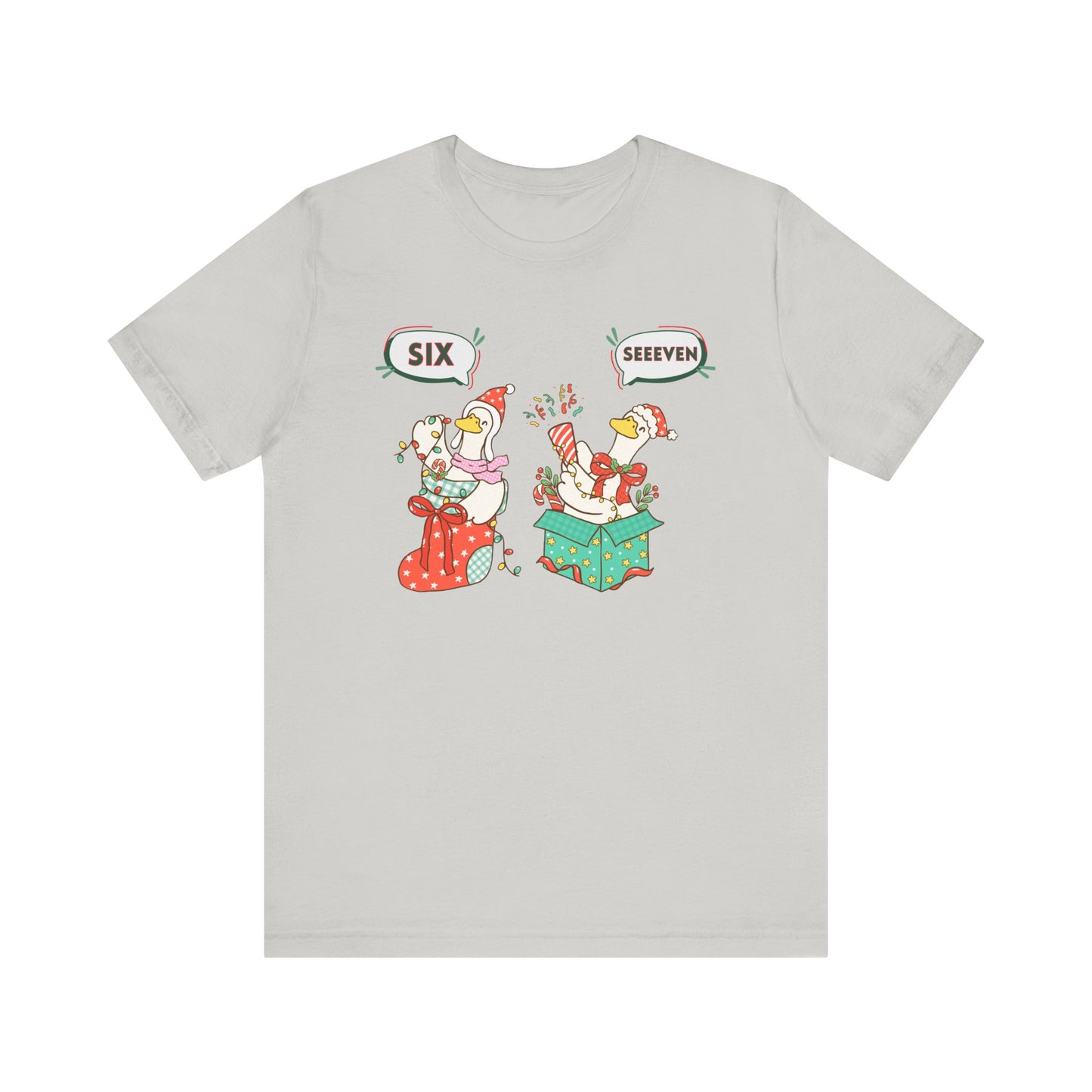 Festive Silly Goose 6-7— Christmas Unisex T‑Shirt