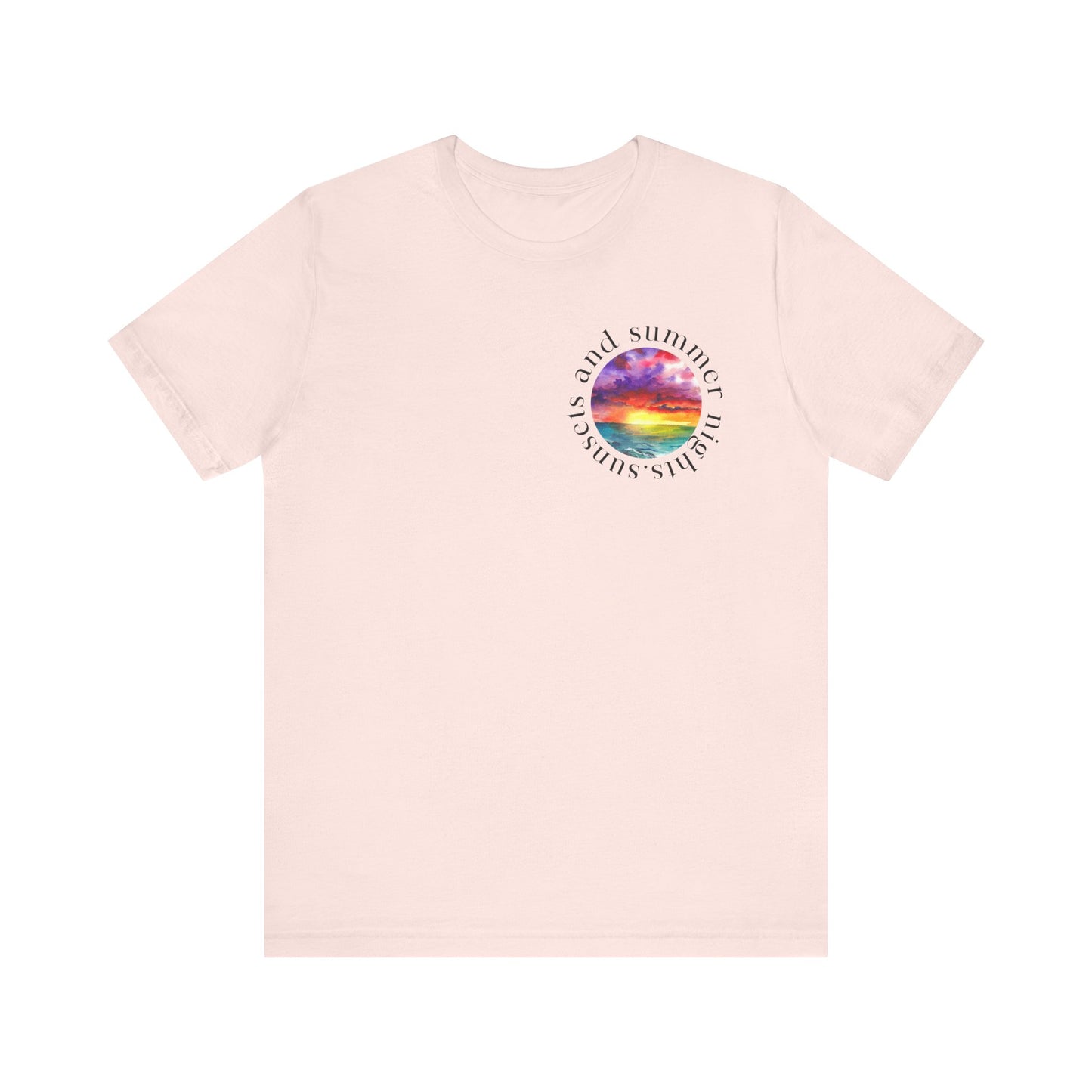 Sunset Lovers Tee, Summer Vibes T-Shirt, Unisex Graphic Tee, Beach Sunset Shirt