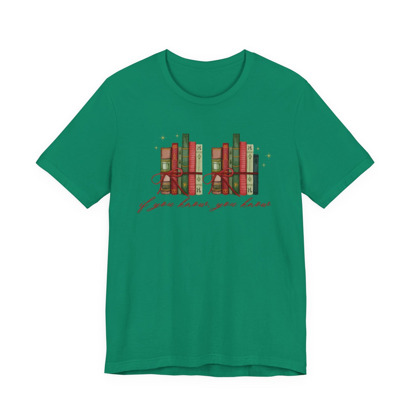 6-7 Books, "if you know you know"— Christmas Unisex T‑Shirt