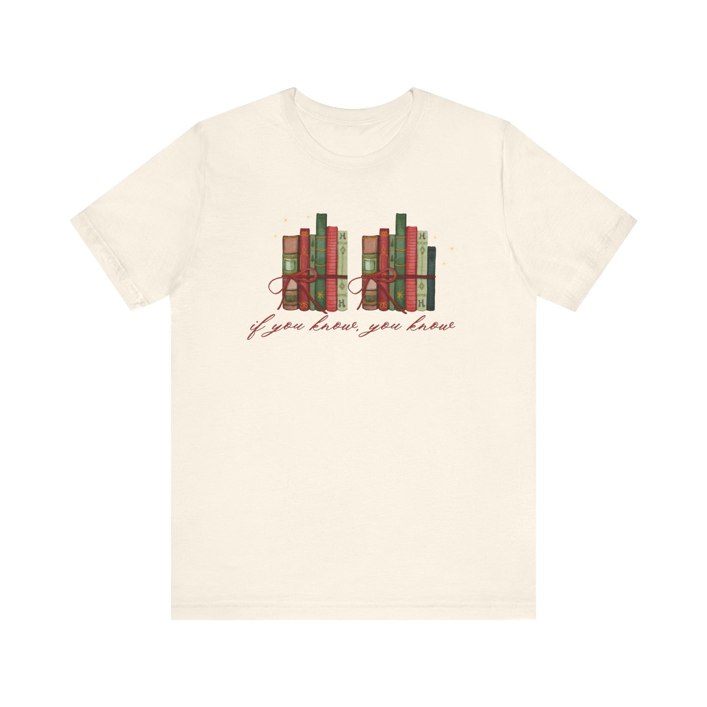 6-7 Books, "if you know you know"— Christmas Unisex T‑Shirt