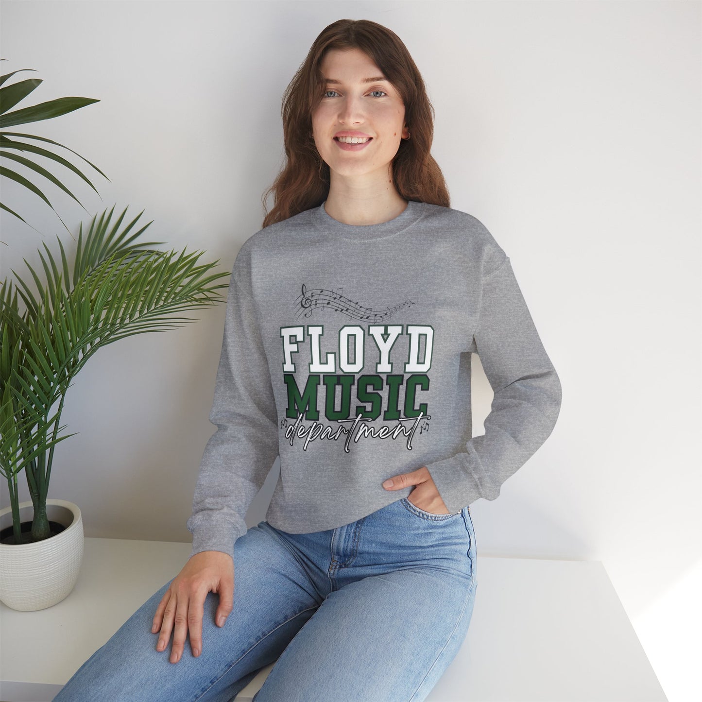 Floyd Music Department Crewneck Sweatshirt - Unisex Heavy Blend™ Floyd Strong