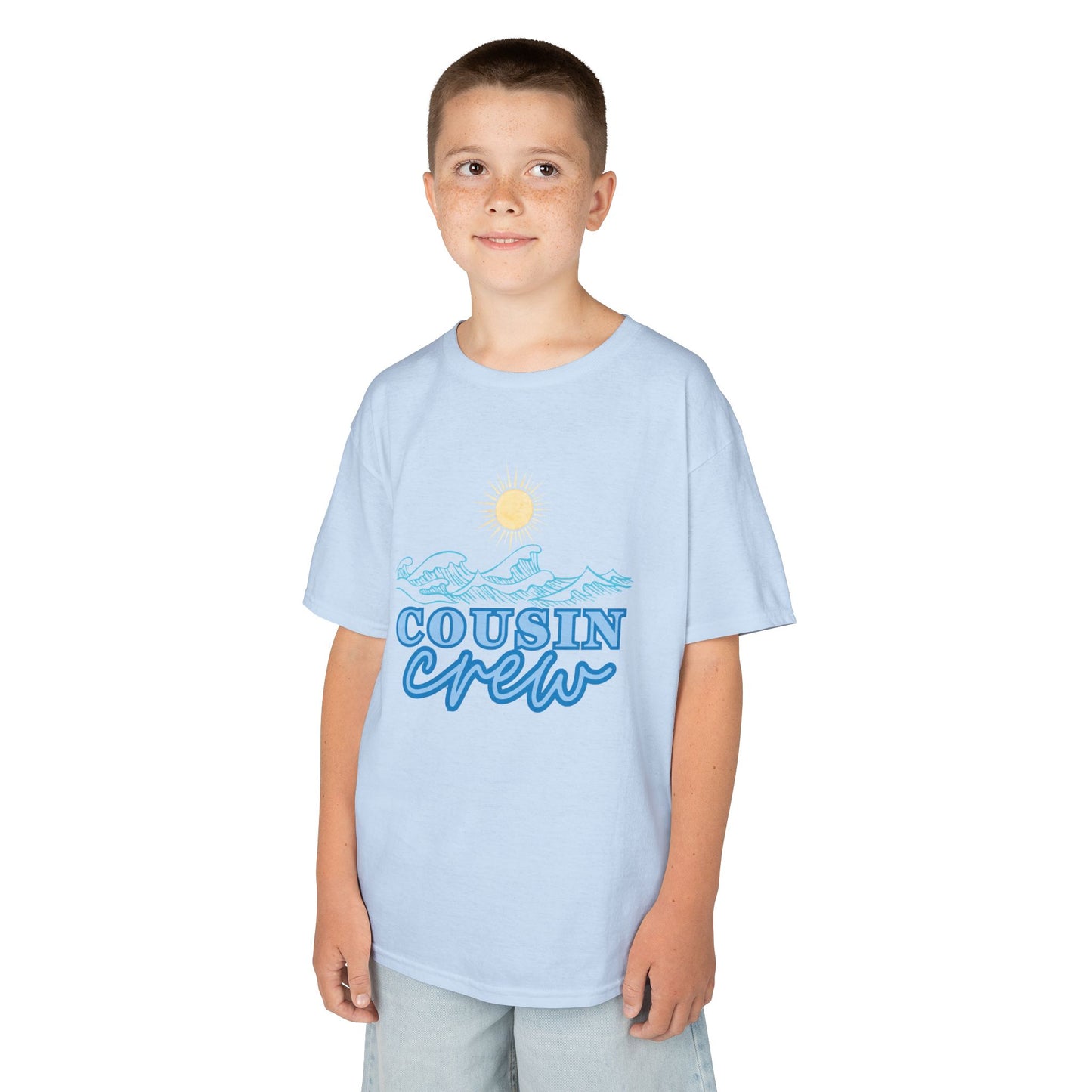 Cool Cousin Crew Kids Tee - Summer Fun, Family Gatherings, Beach Days, Mini Collection