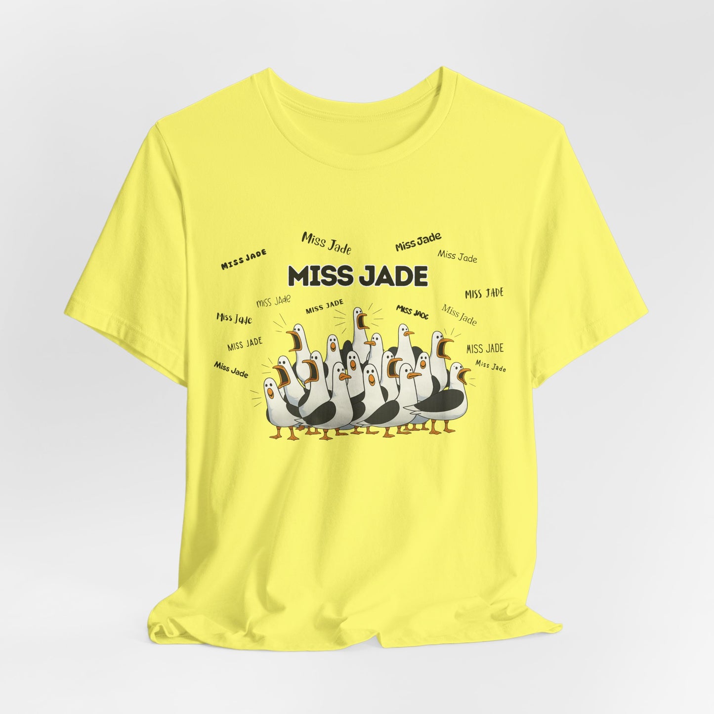 Miss Jade- Penguin Choir T-Shirt — Funny Teacher Personalized Tee