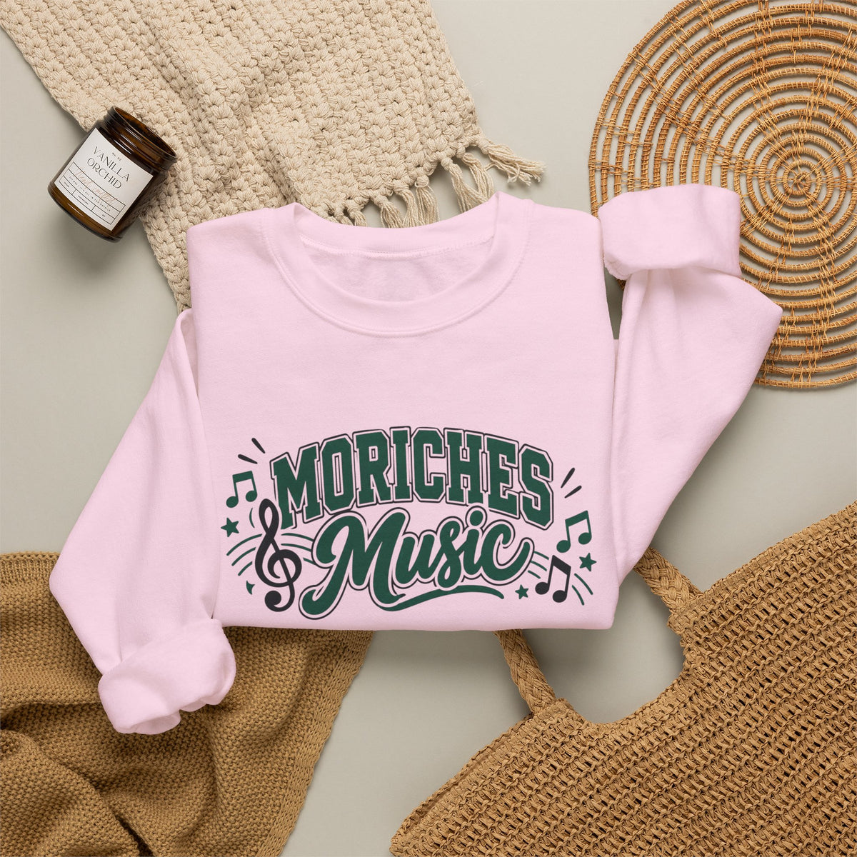 Moriches Music Sweatshirt — "Making Music and Magic at Moriches" Crewneck