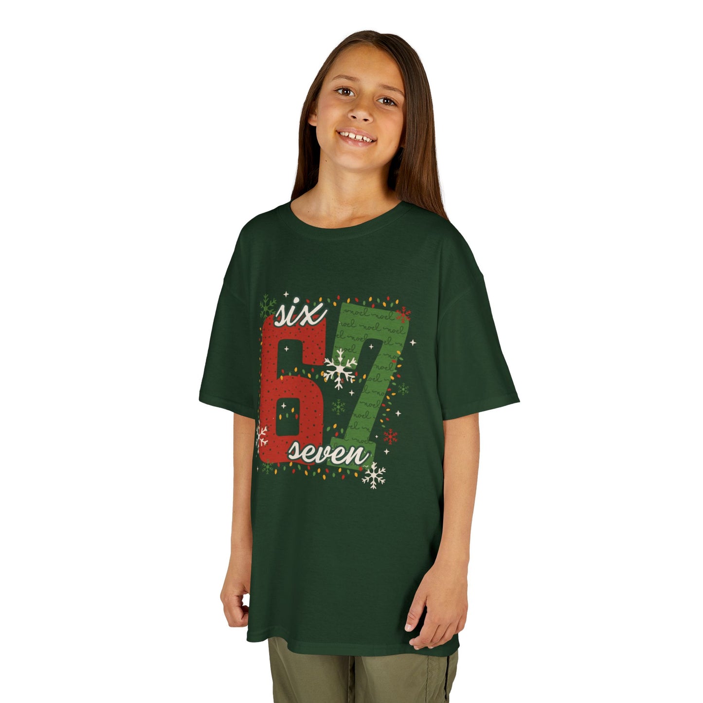 Kids '67' Christmas Number Graphic Tee — Youth- Christmas