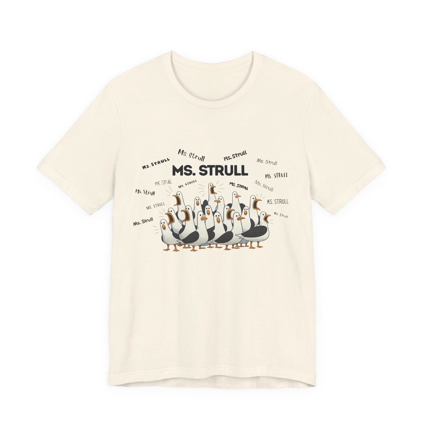Mrs. Strull Penguin Choir T-Shirt — Funny Teacher Personalized Tee