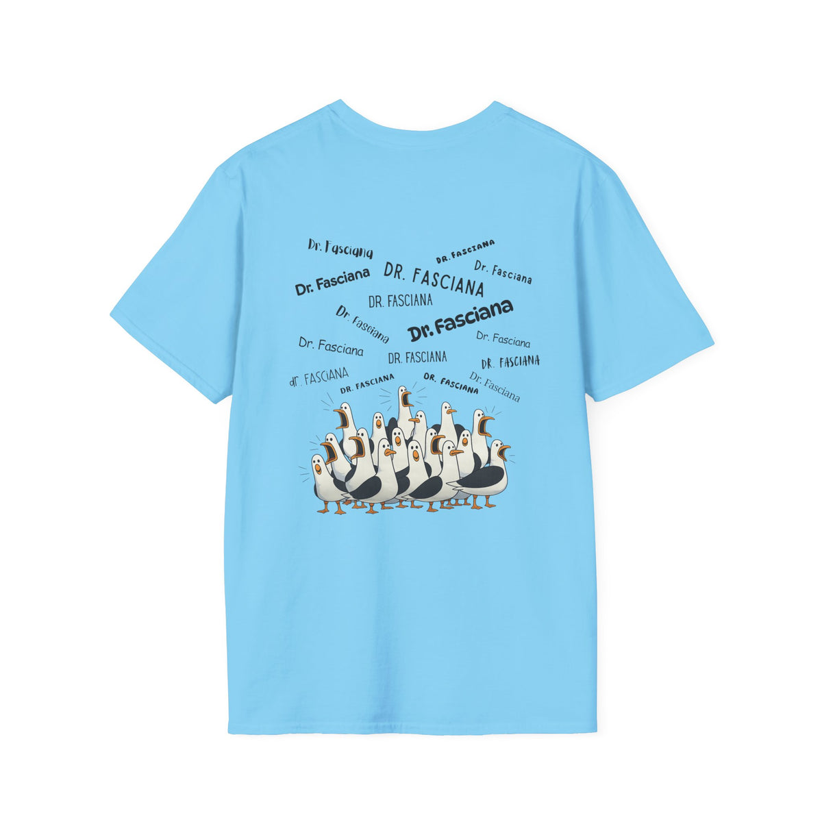 Dr. Fasciana- Seagull Crew Graphic T-Shirt — Personalized