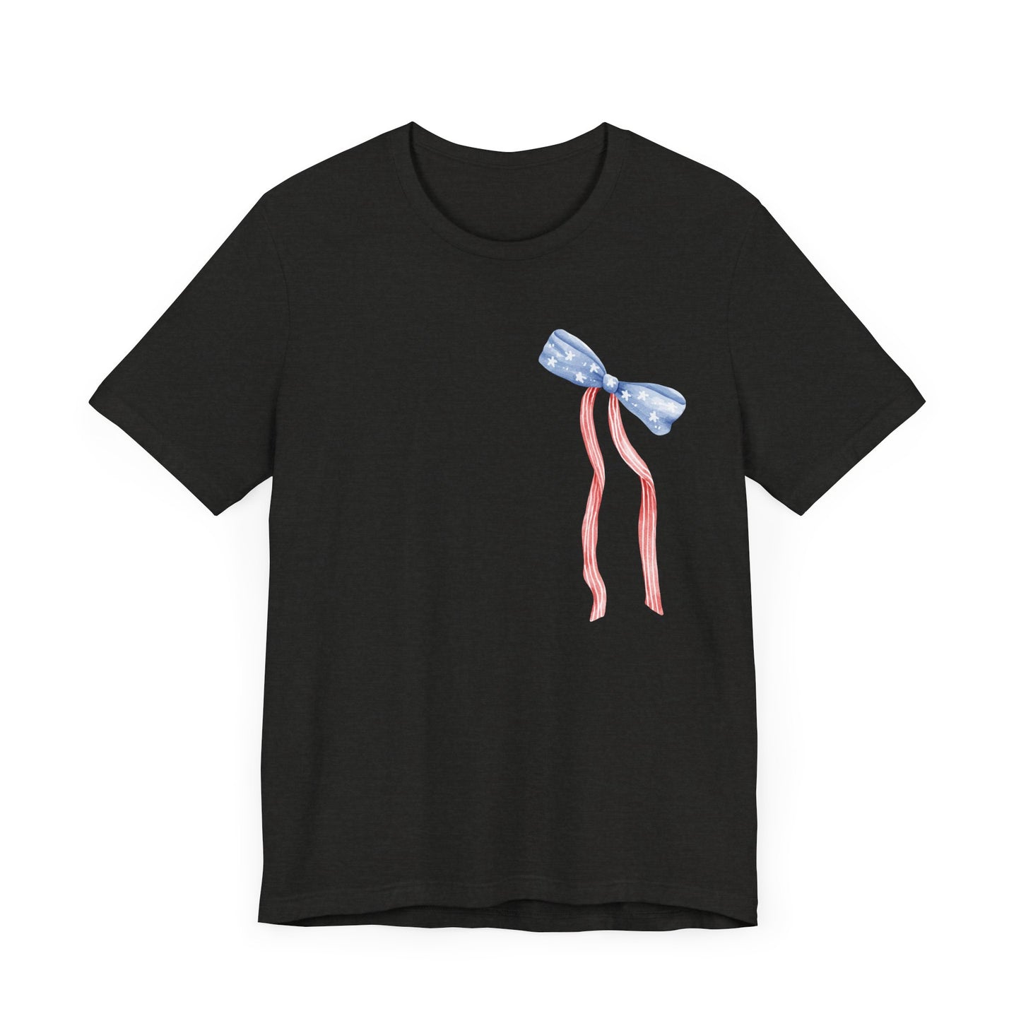 Land of the Free Tee with Bow | Perfect for all of America's Holidays