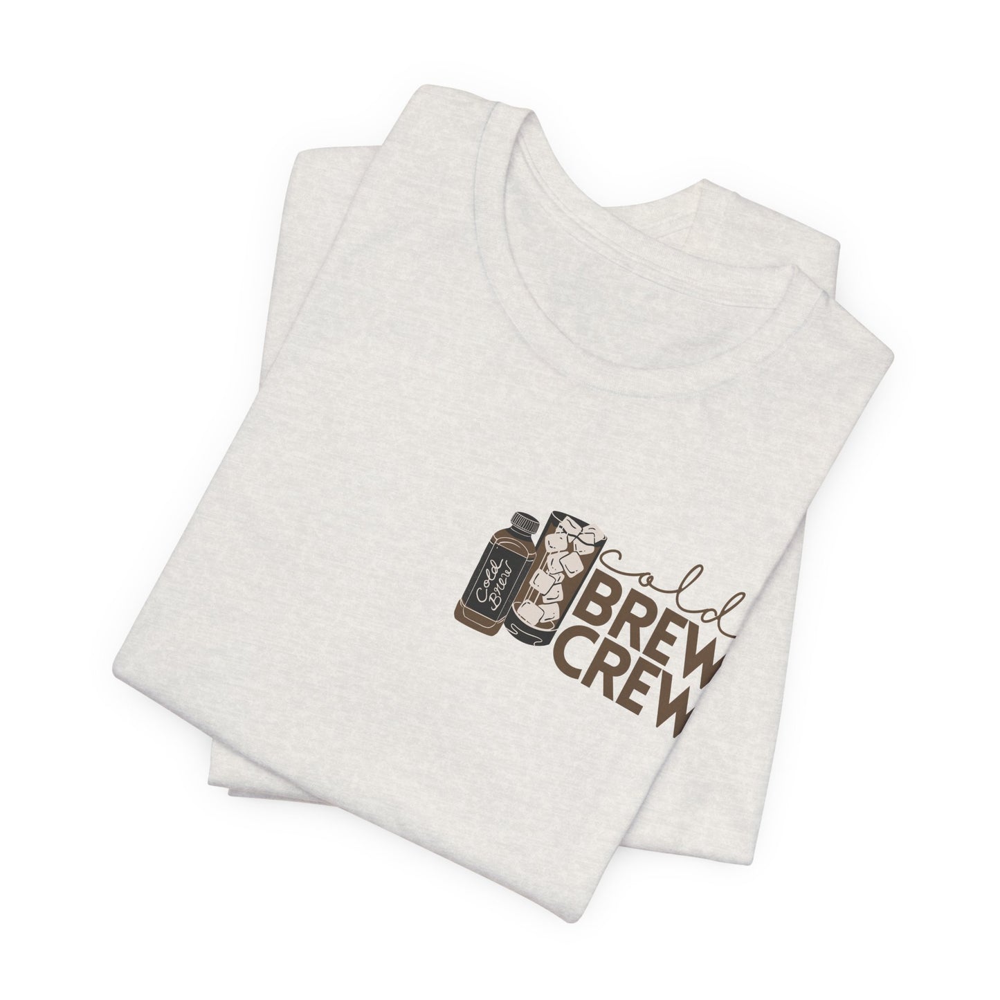 Cold Brew Coffee Lovers Tee, Unisex Jersey Shirt for Coffee Lovers
