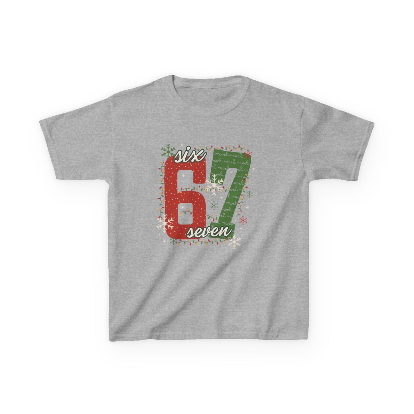 Kids '67' Christmas Number Graphic Tee — Youth- Christmas