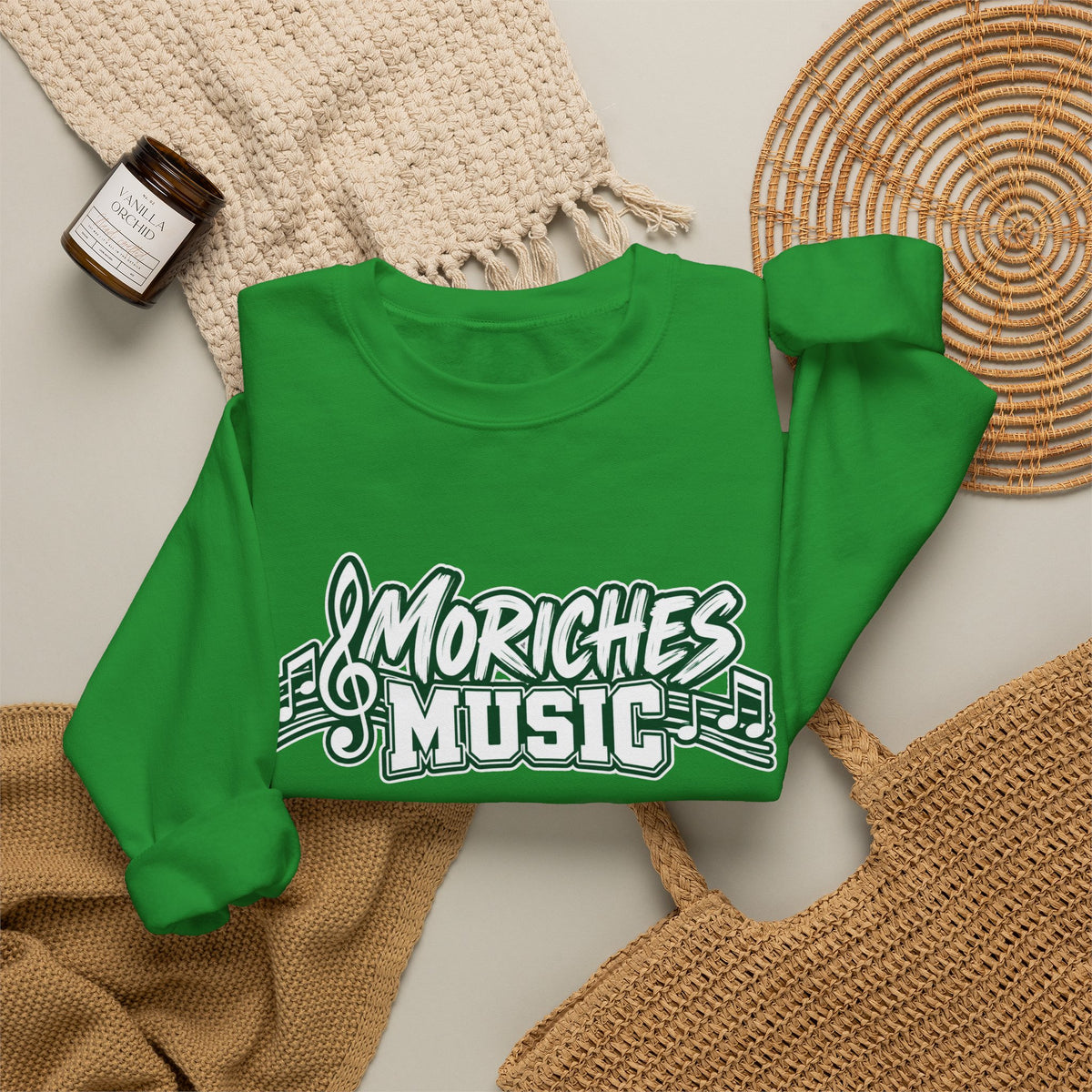 Moriches Music Sweatshirt — "Music Changes Lives One Child at a Time" Crewneck