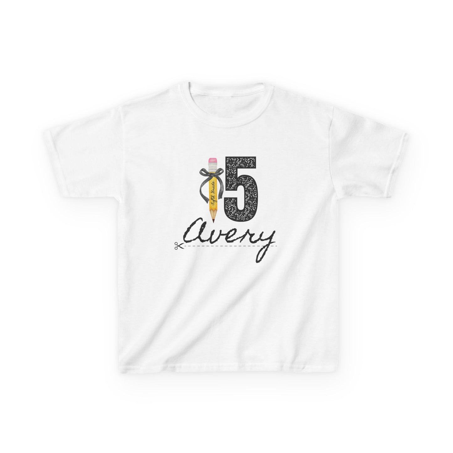 5th Grade- Personalized Kids Tee - Back to School