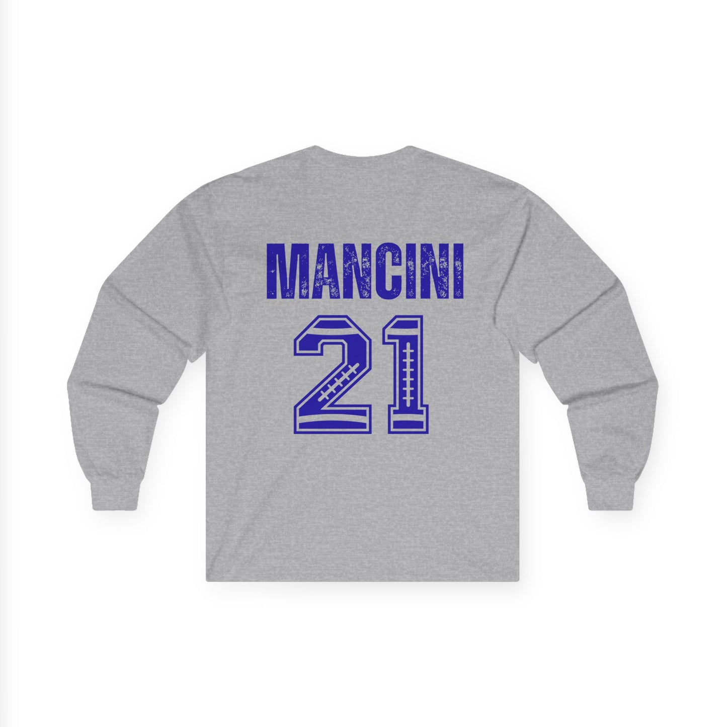 Football- Mancini Personalized- Sporty Unisex Long Sleeve Tee