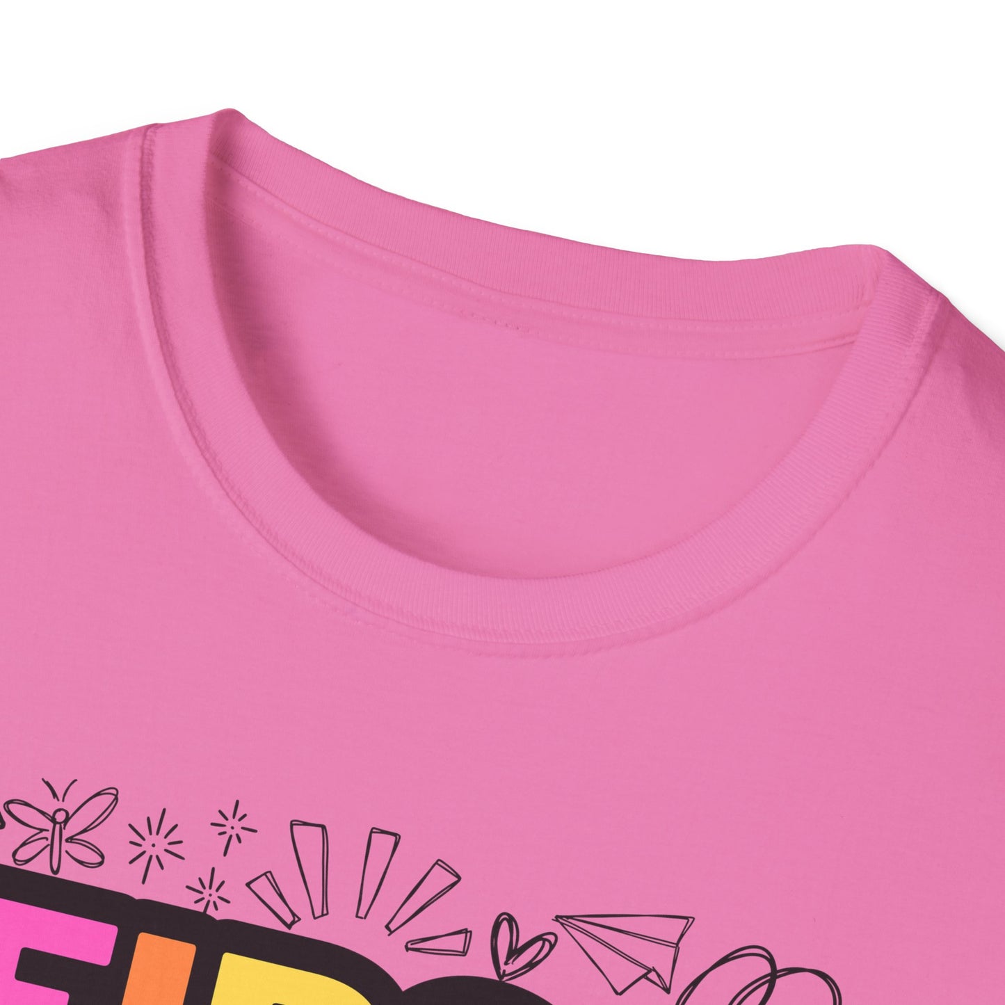 Dream Team- 1st Grade- Unisex Softstyle T-Shirt- Teacher Life
