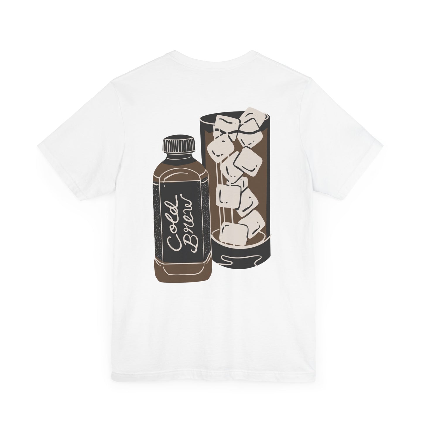 Cold Brew Coffee Lovers Tee, Unisex Jersey Shirt for Coffee Lovers