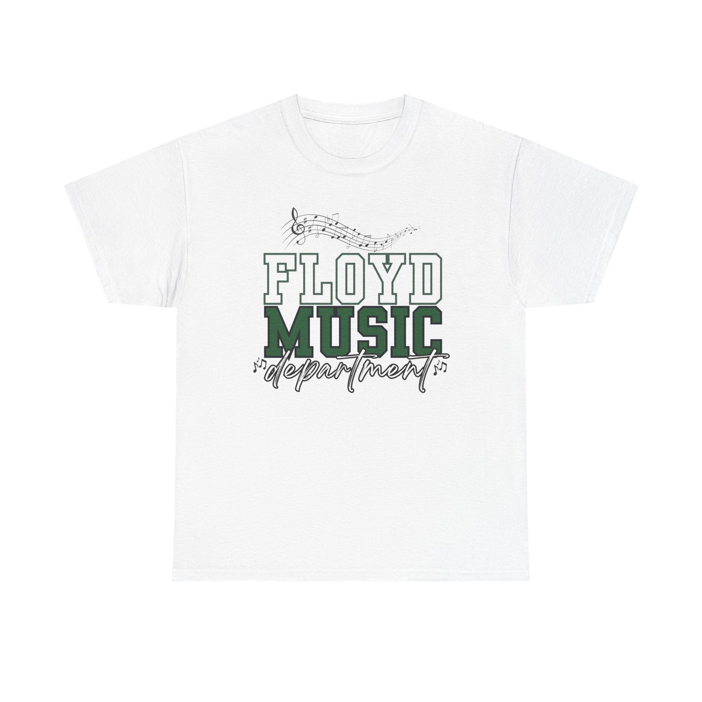 Floyd Music Heavy Cotton Tee - "Music is the Soundtrack of Your Life" Unisex T-Shirt- Floyd Strong