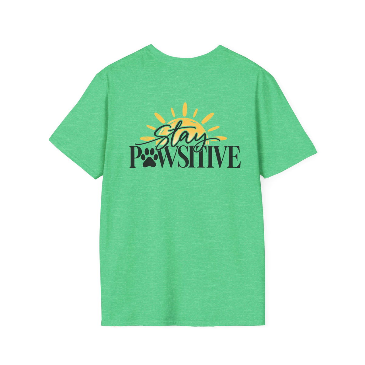 Hound & Home "Stay Pawsitive" — T-Shirt