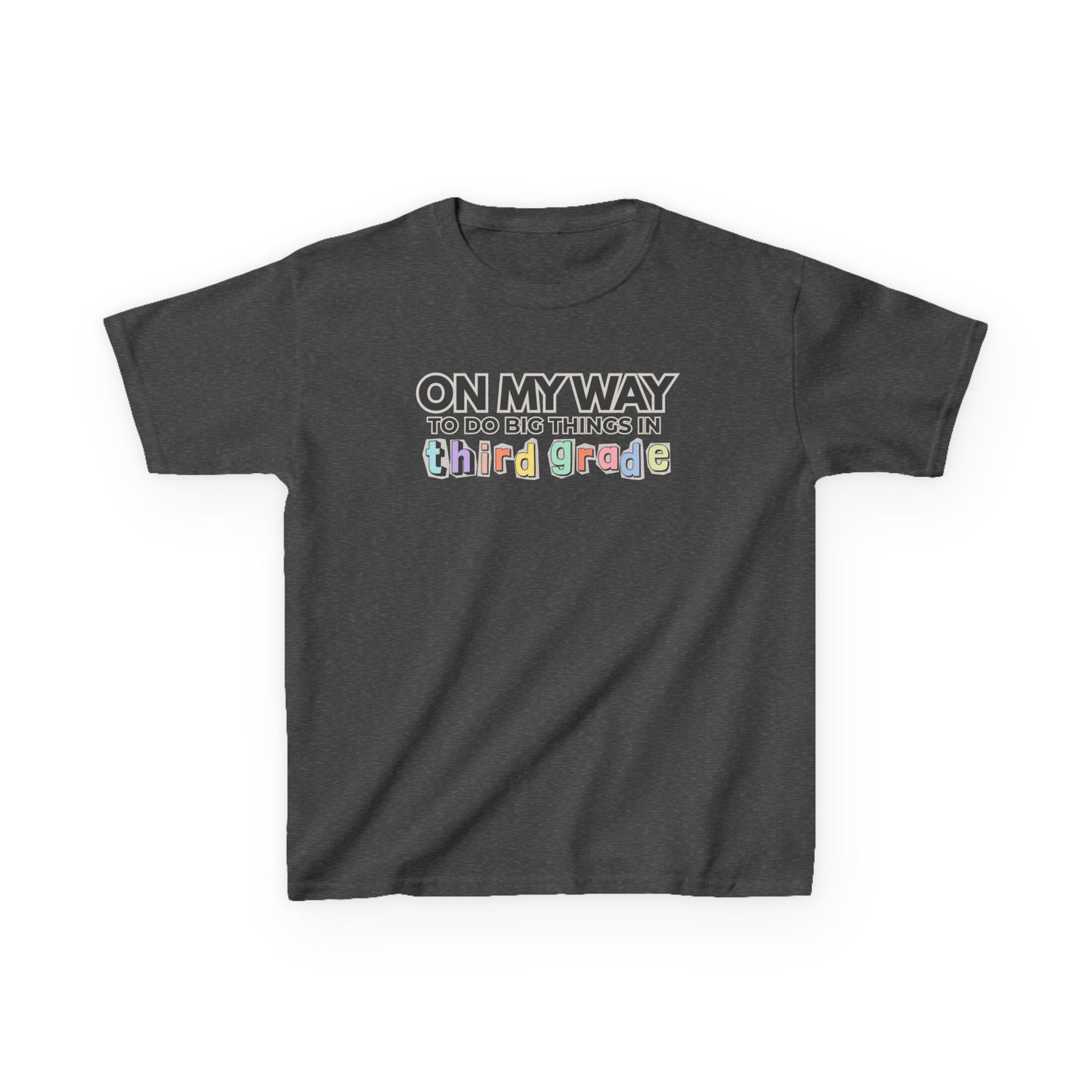 Big Things in 3rd Grade- Kids Back to School Shirt