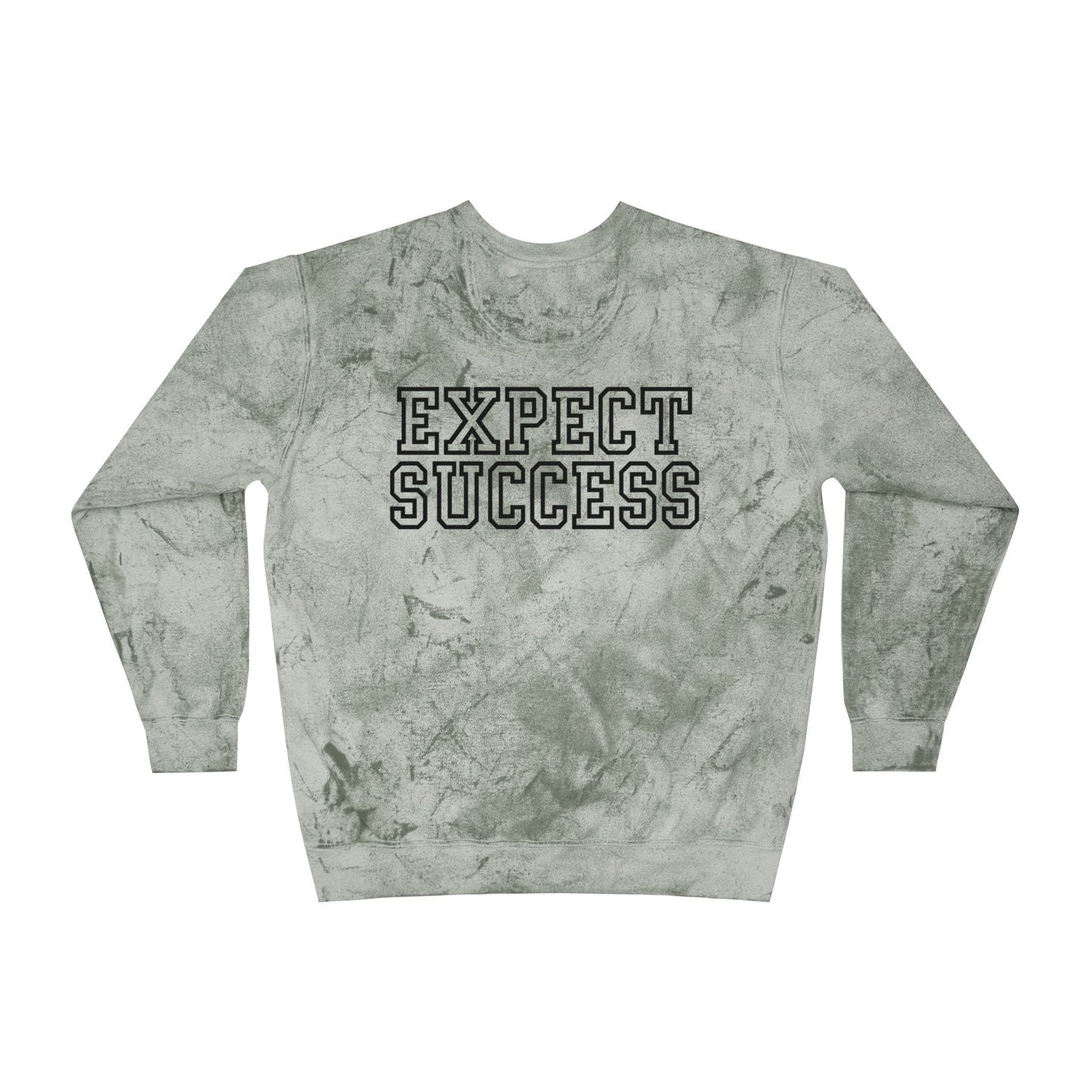 WFE Color Blast Crewneck Sweatshirt for School Spirit | 'Expect Success'