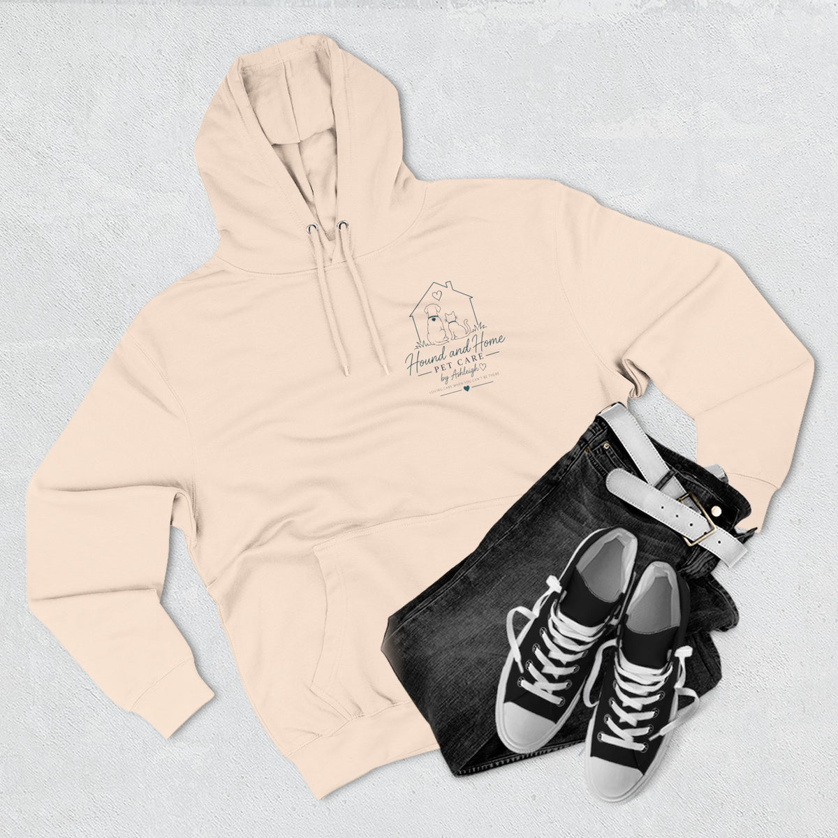Ashleigh — "Hound and Home" Logo Personalized Pullover
