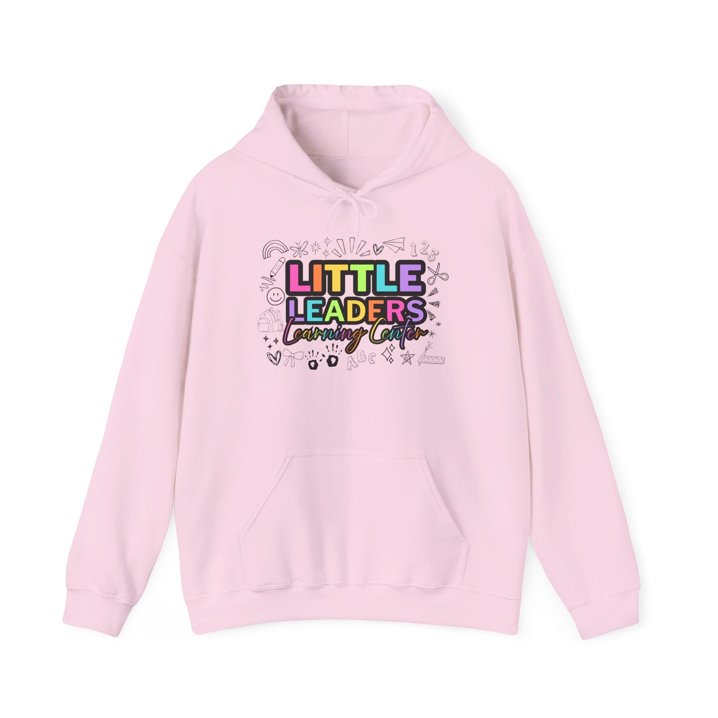 Little Leaders Doodle Design Hoodie - Cozy Unisex Sweatshirt