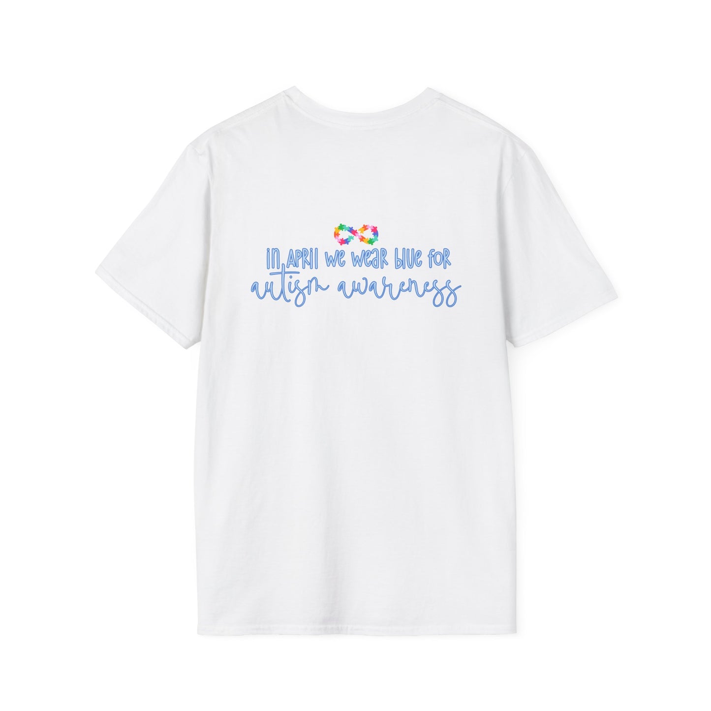 Autism Puzzle Piece & Ribbon T-Shirt — Awareness Collection