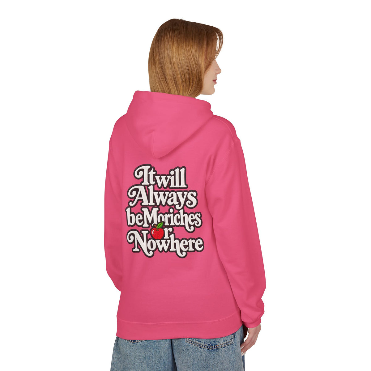 "MES or Nowhere" w/ apple- Moriches Hoodie