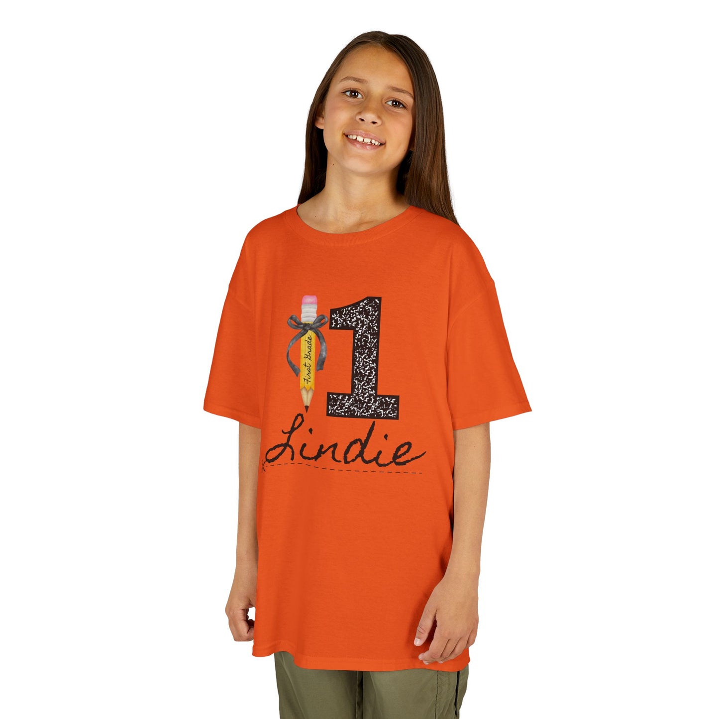 1st Grade- Personalized Kids Tee - Back to School