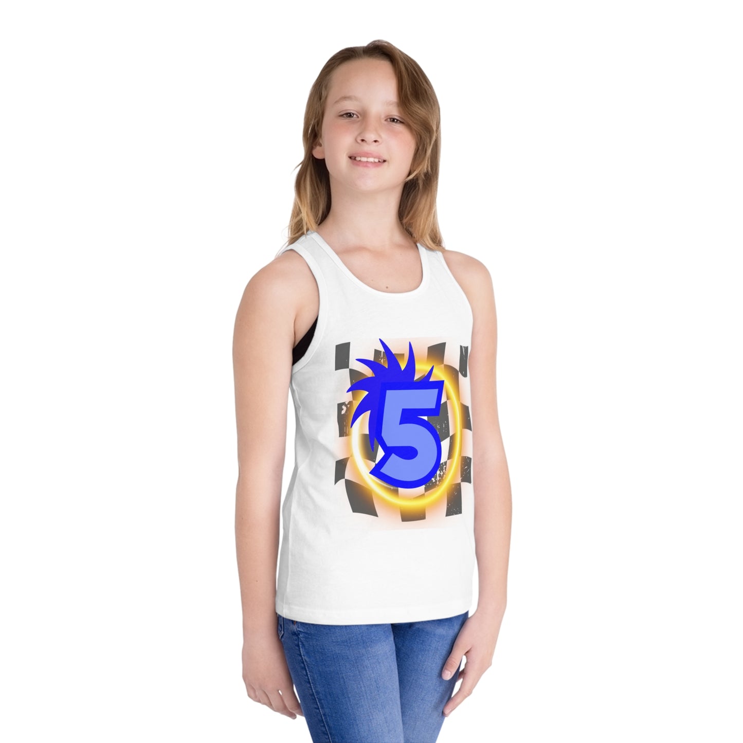 Chase's 5th Sonic Birthday Tank- Personalized