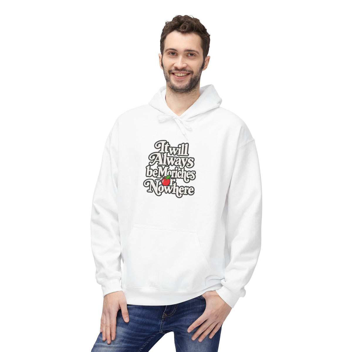 "MES or Nowhere" w/ apple- Moriches Hoodie
