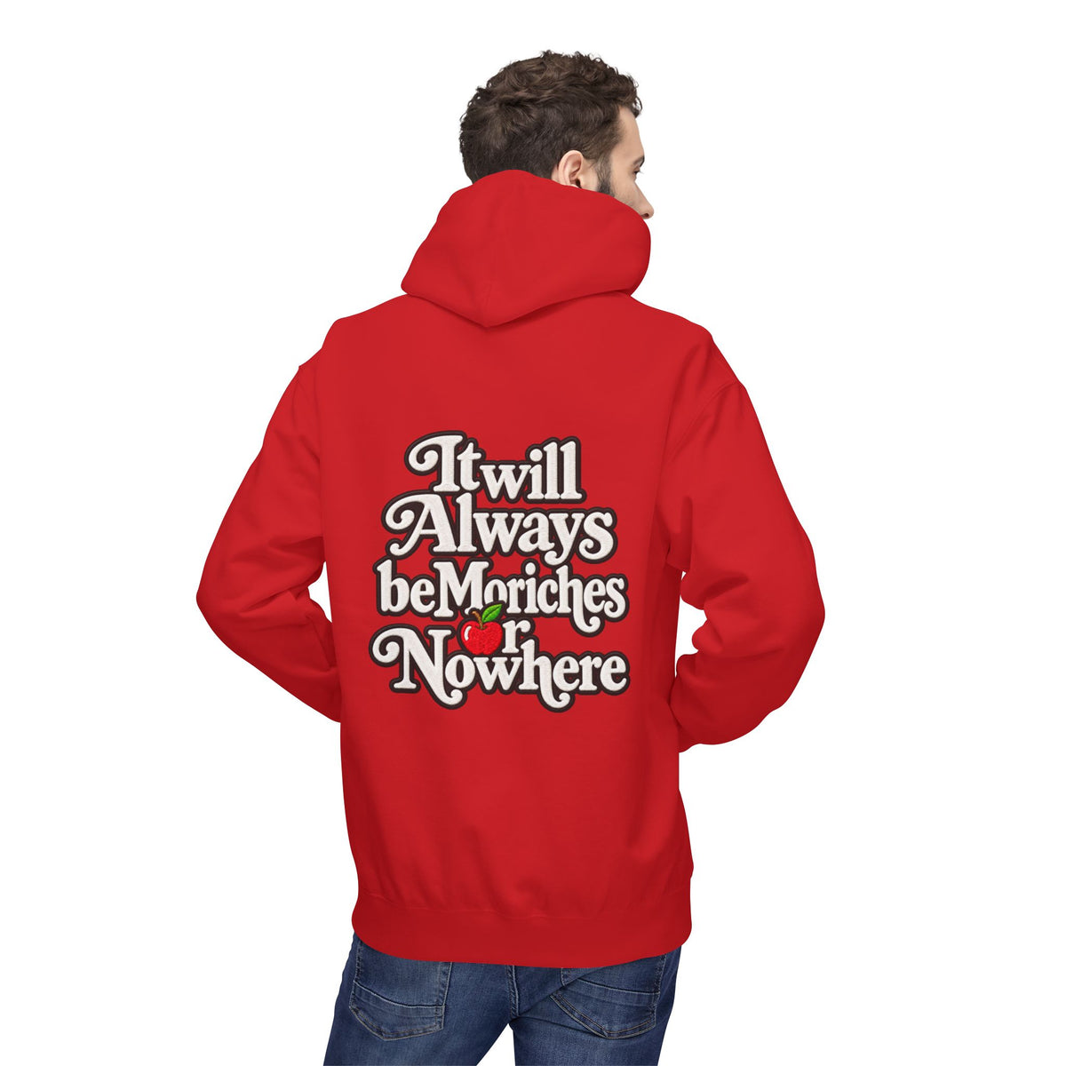 "MES or Nowhere" w/ apple- Moriches Hoodie