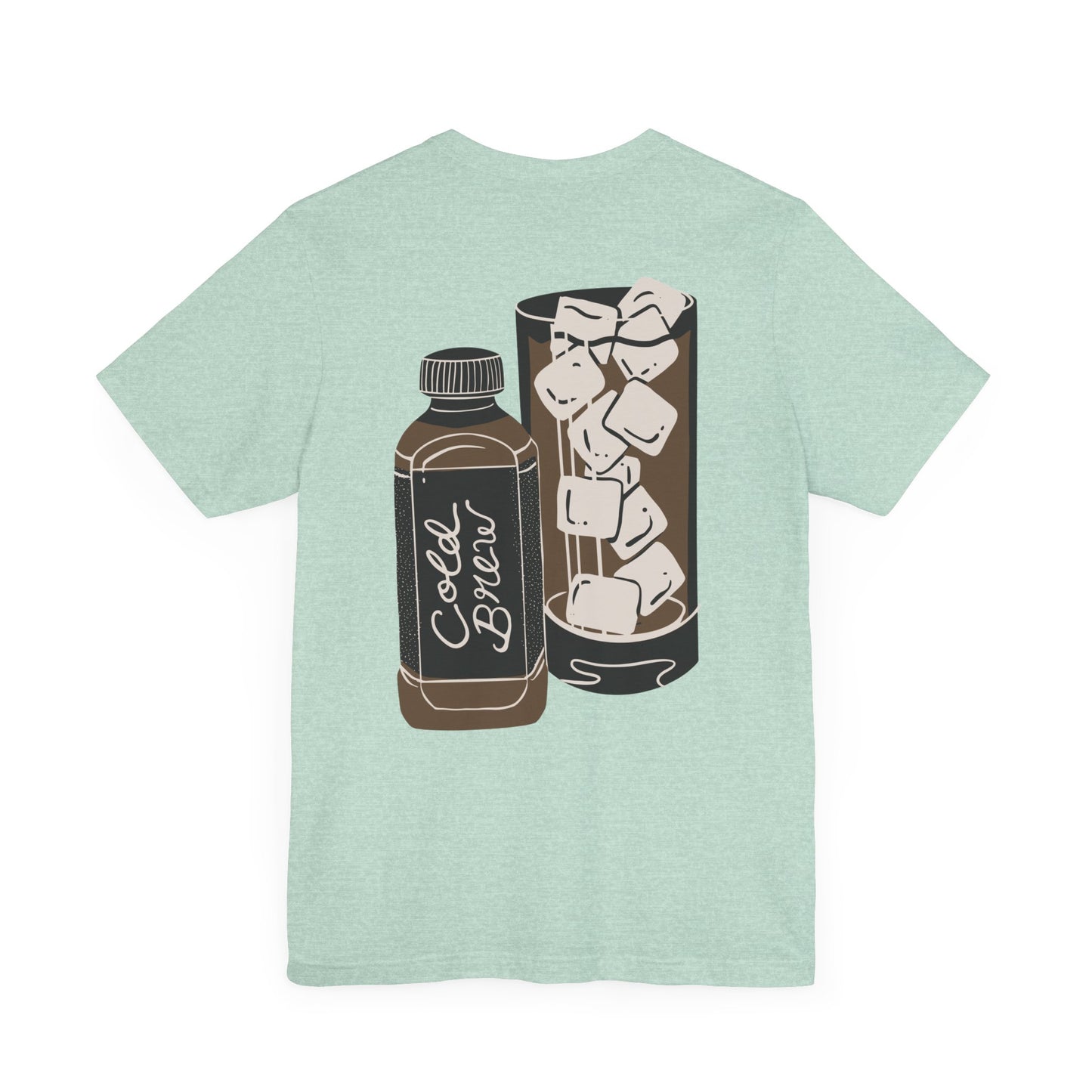 Cold Brew Coffee Lovers Tee, Unisex Jersey Shirt for Coffee Lovers