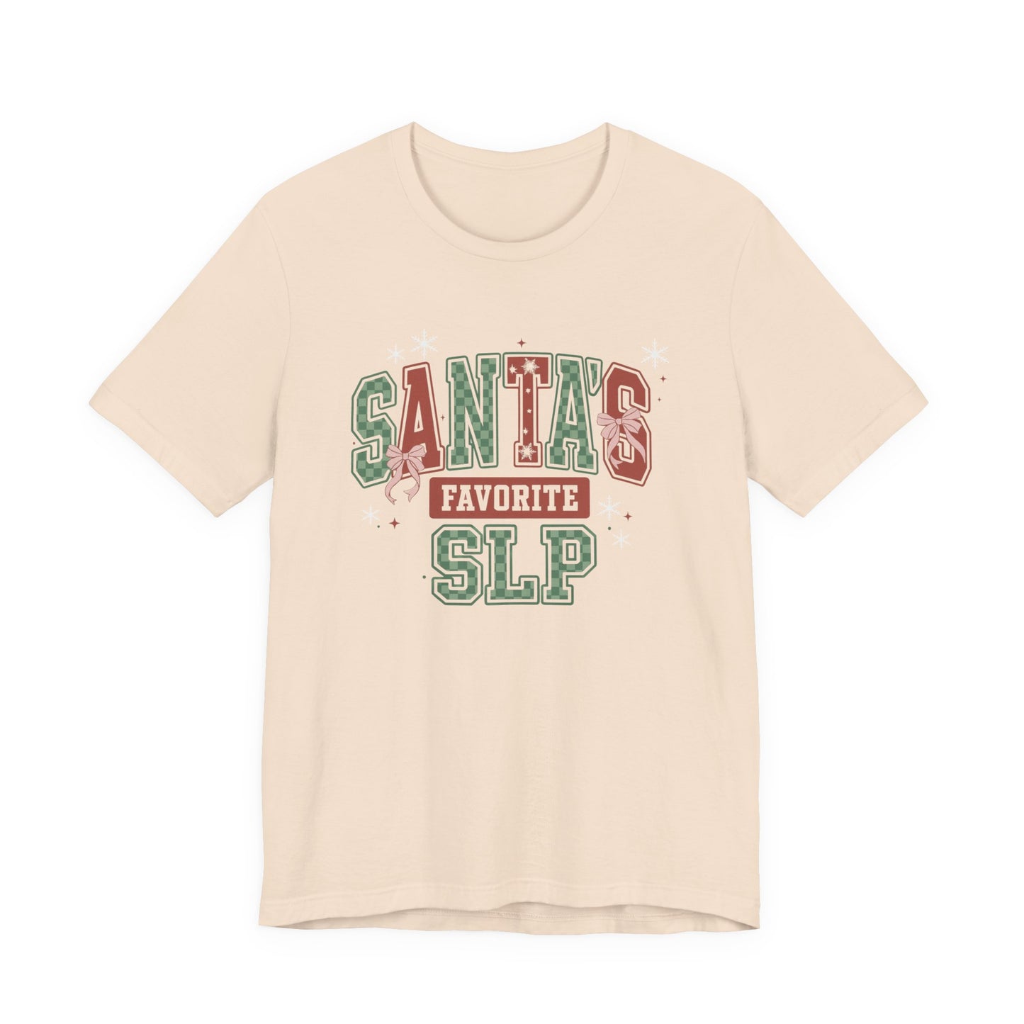 Santa's Favorite SLP — Christmas Unisex T‑Shirt