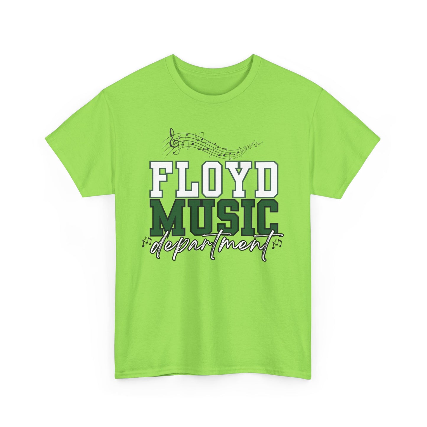 Floyd Music Heavy Cotton Tee - "Music is the Soundtrack of Your Life" Unisex T-Shirt- Floyd Strong
