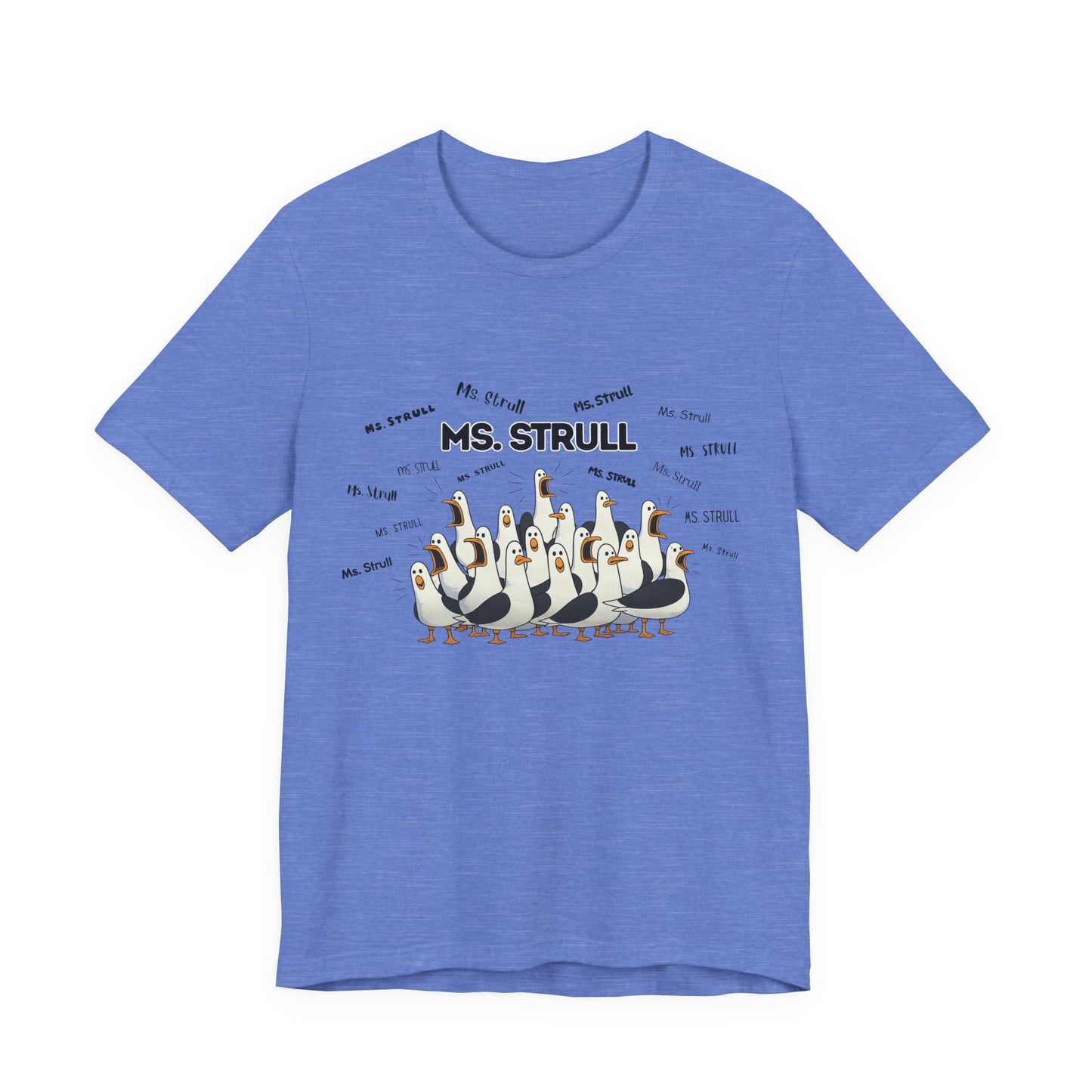 Mrs. Strull Penguin Choir T-Shirt — Funny Teacher Personalized Tee