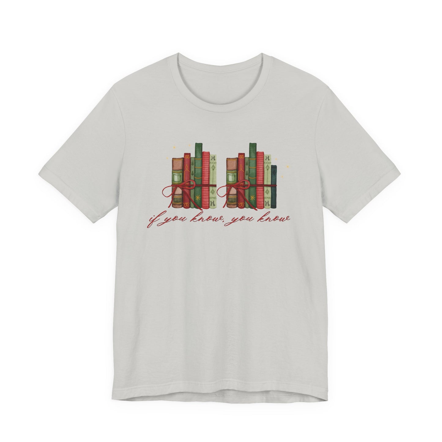 6-7 Books, "if you know you know"— Christmas Unisex T‑Shirt