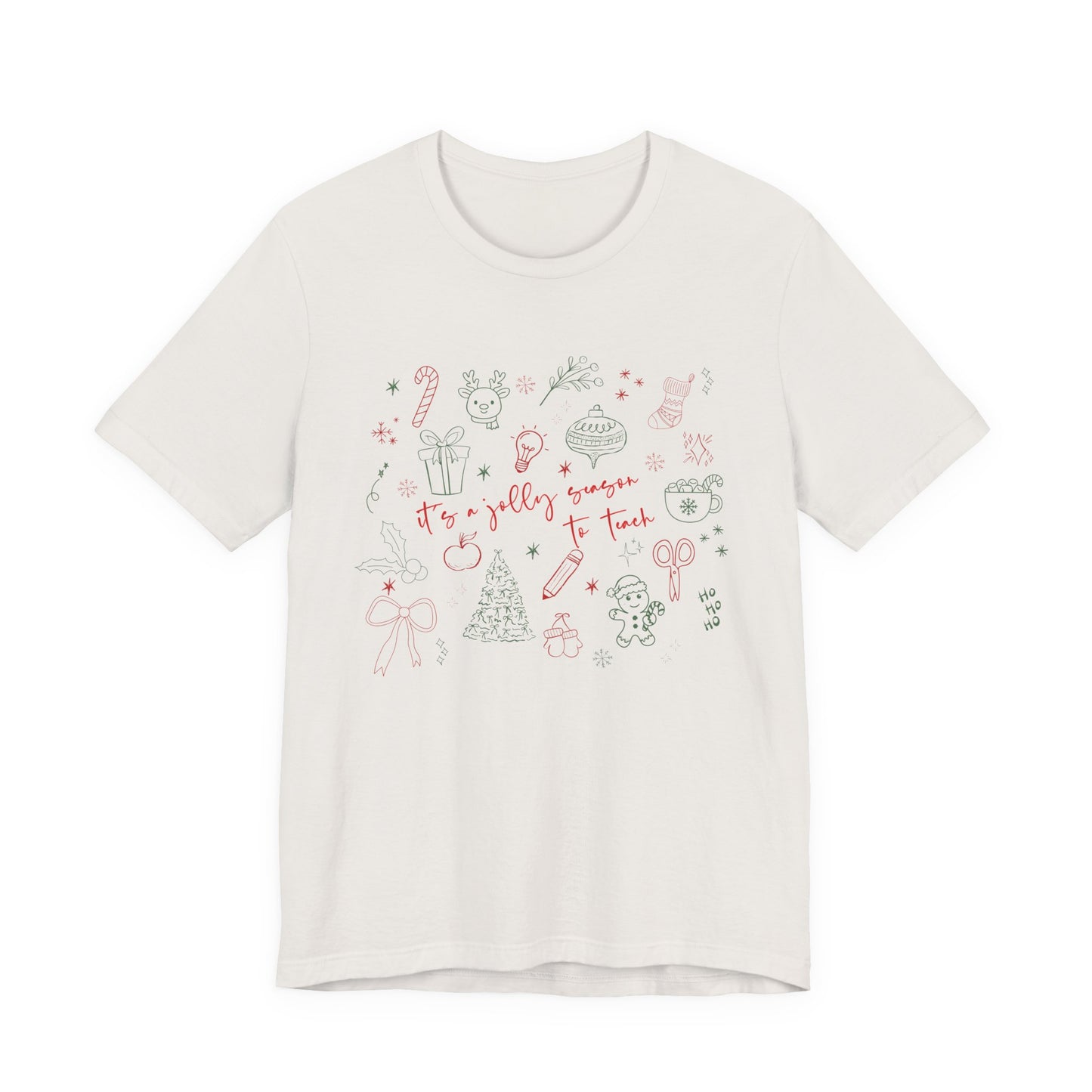 It's a Jolly Season to Teach— Christmas Unisex T‑Shirt