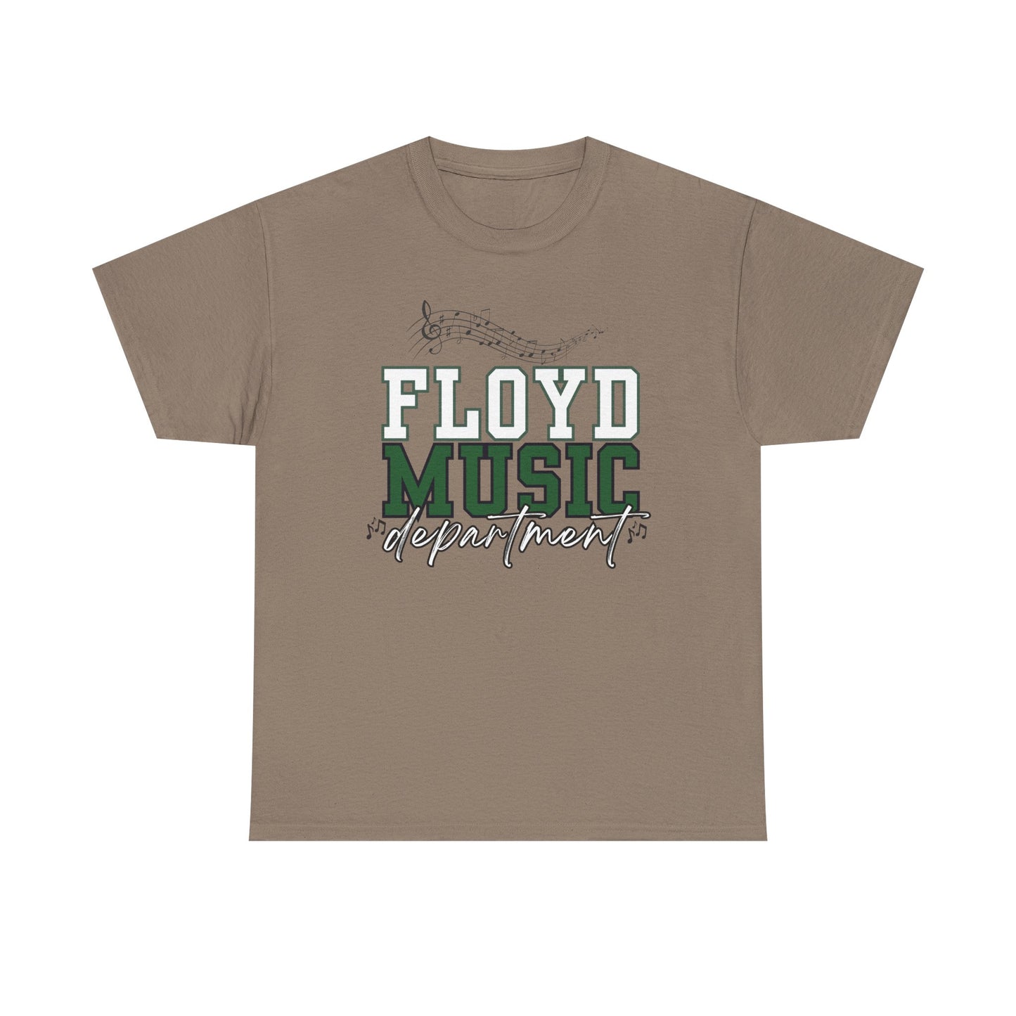 Floyd Music Heavy Cotton Tee - "Music is the Soundtrack of Your Life" Unisex T-Shirt- Floyd Strong