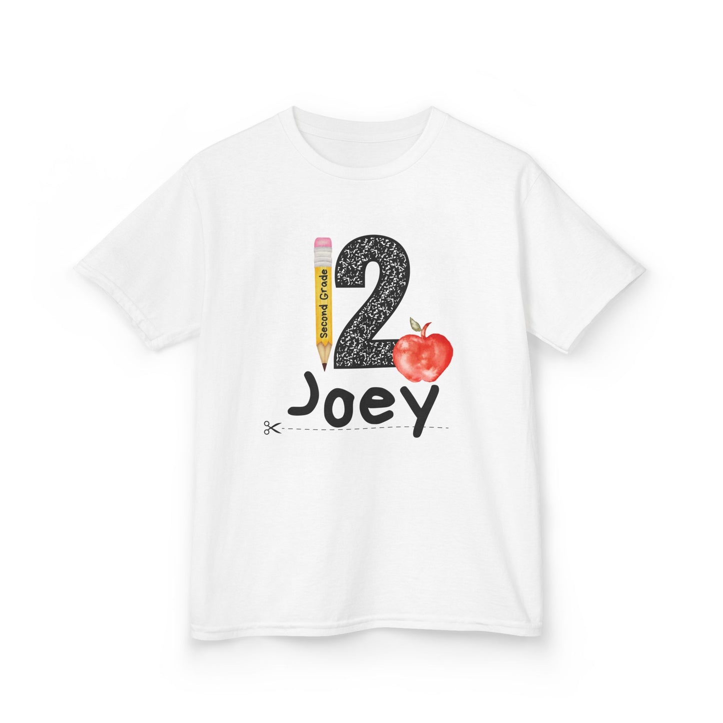 2nd Grade- Personalized Kids Tee - Back to School